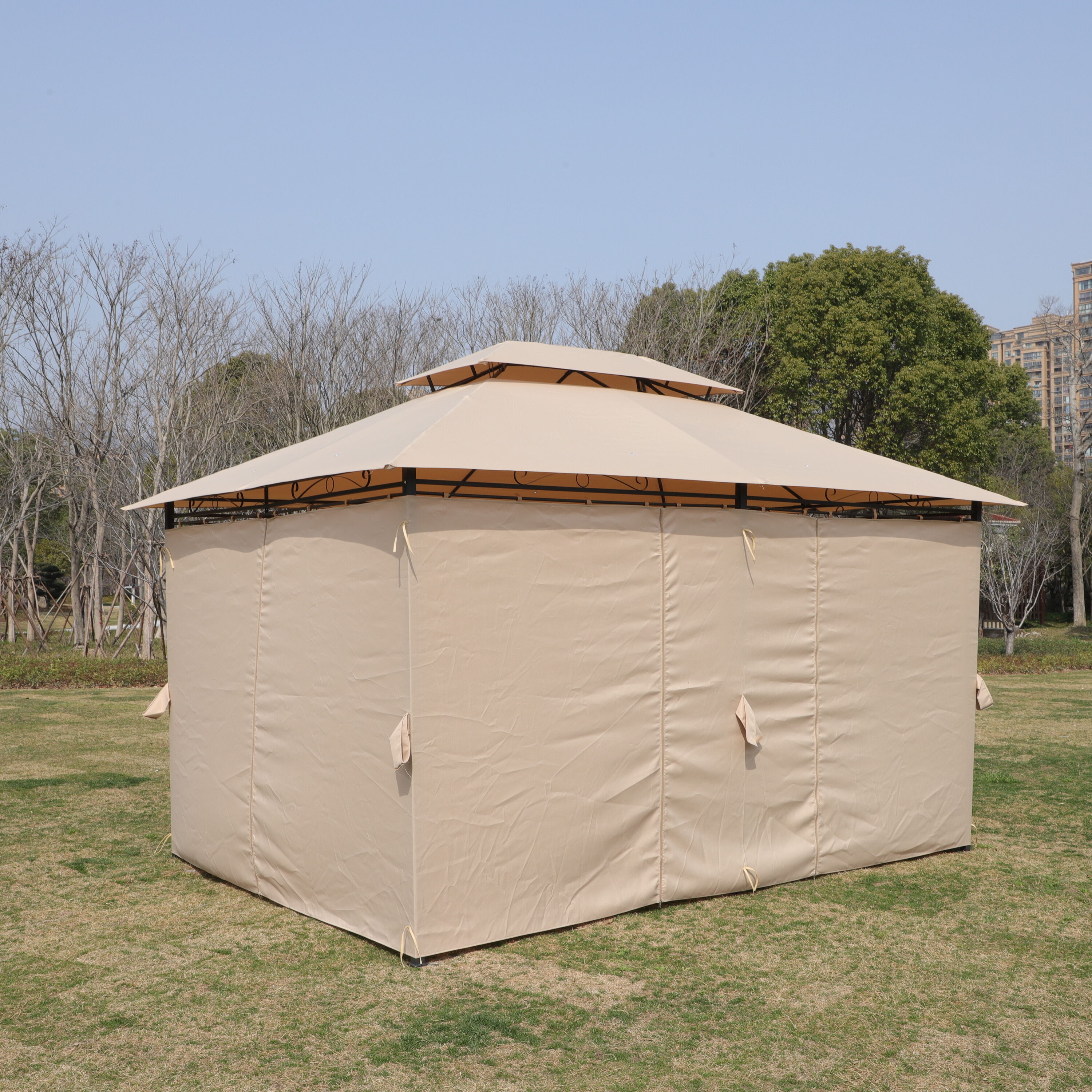 Forclover USTE-212732KAK Wood-Resin-Gazebos - View #13