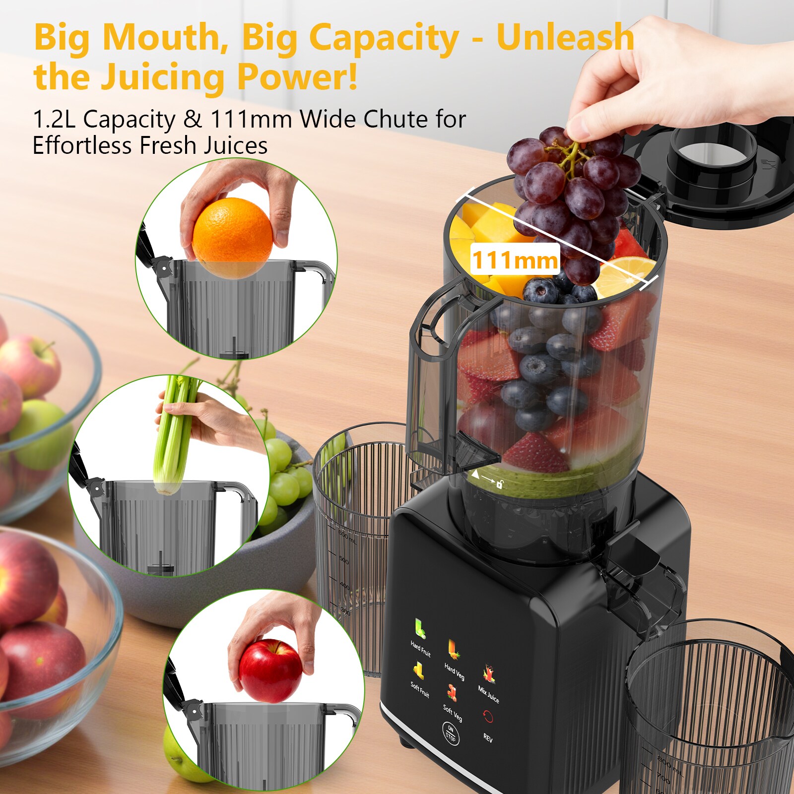 COWSAR 23.67-oz Juice Extractor with Removable Pulp Tray ( One