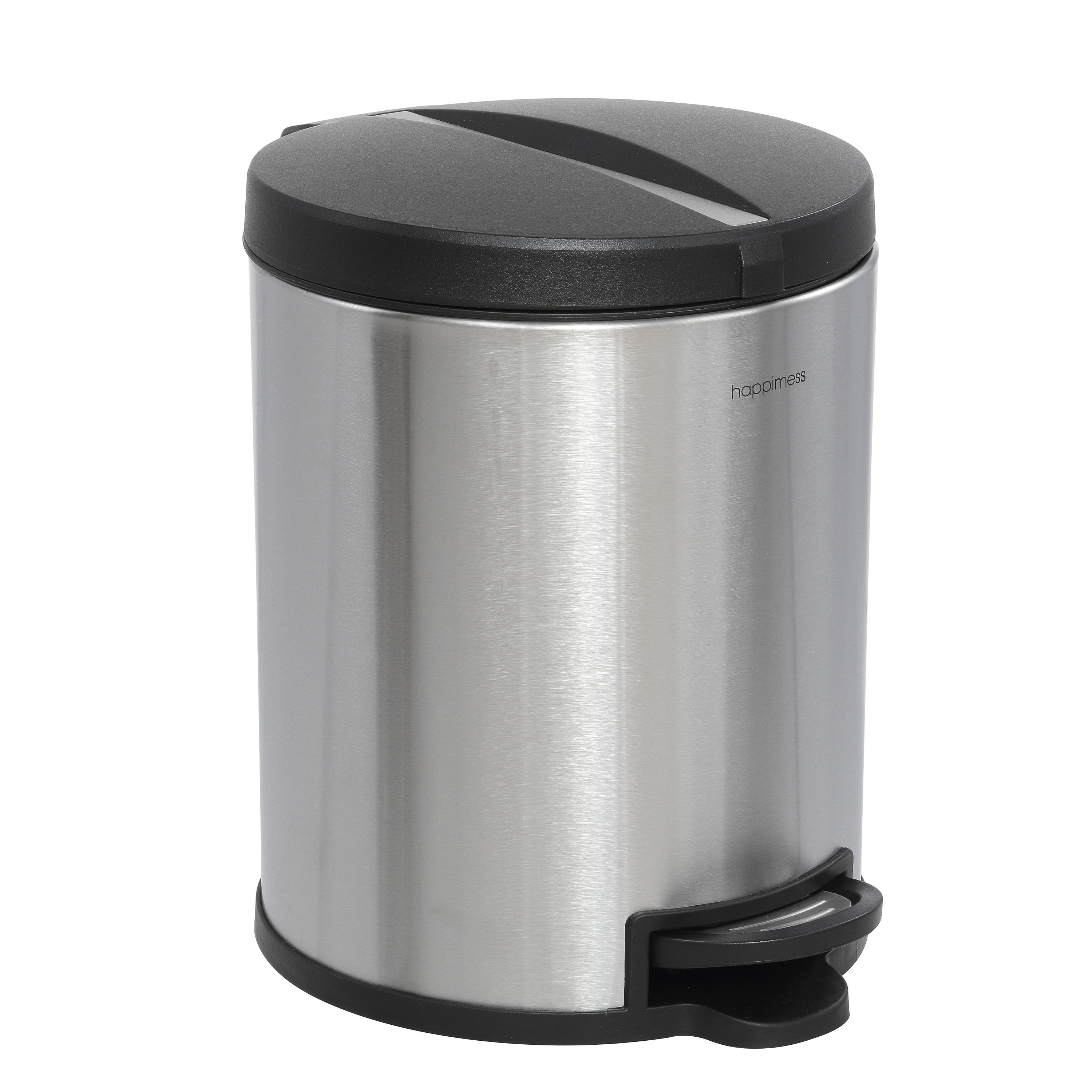 happimess 7.9-Gallons Stainless Steel Kitchen Trash Can with Lid Outdoor in  the Trash Cans department at