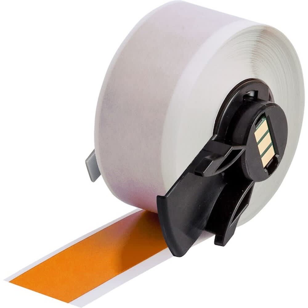 Brady  Continuous Label Stock Orange Gloss 1 in W M6C-1000-595-OR