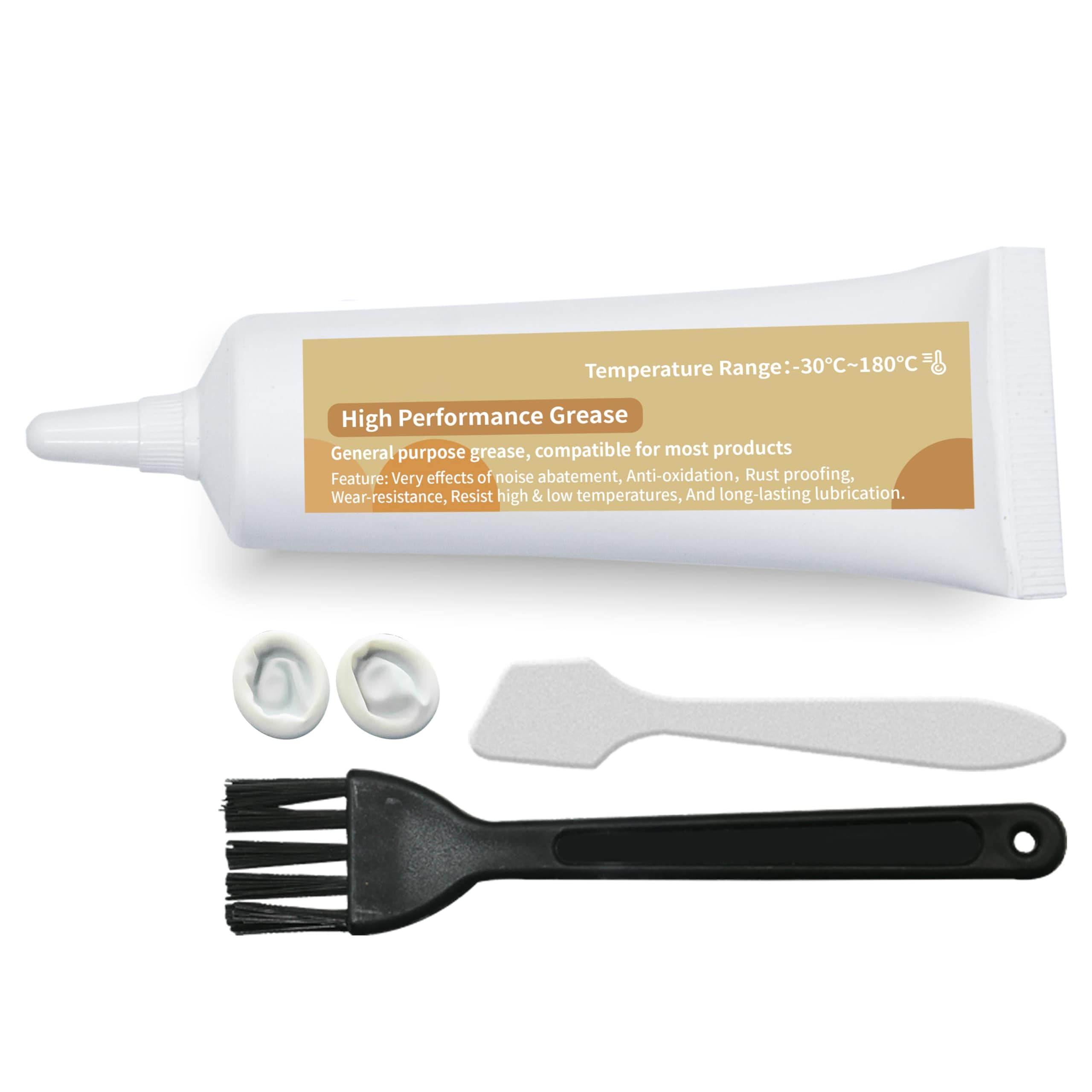 Etokfoks 20g Drawer Slide Grease Set with Applicator Tools for Cabinet Hinges Door Hinges Window Sliding Rails and Household Hardware #LETQB6D4A