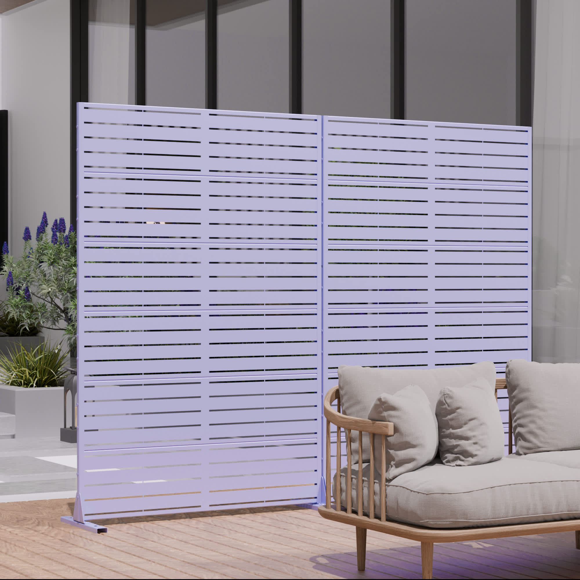 Misty Moon LW0406-SYJPF-60 Outdoor-Privacy-Screen - View #3