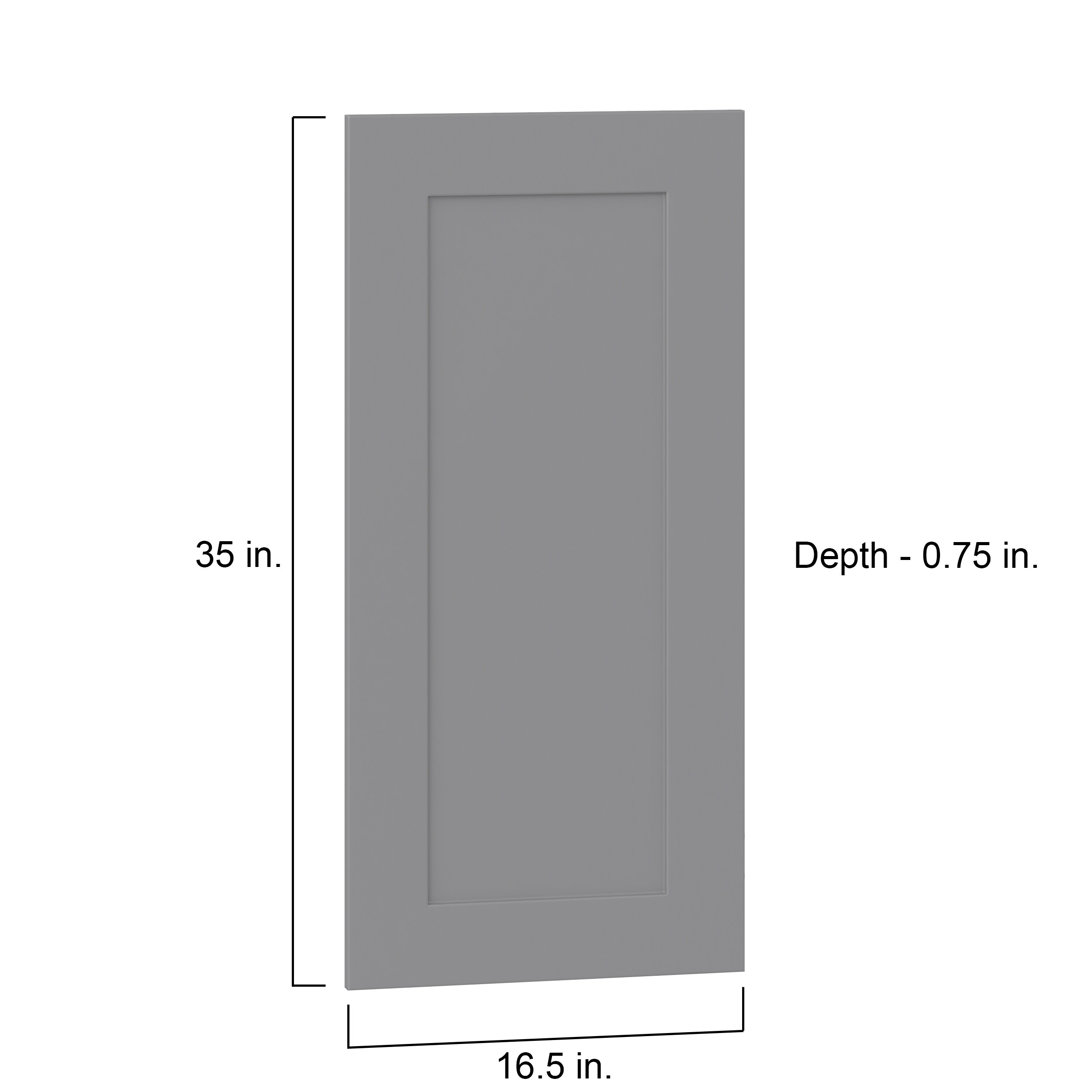 Hugo&Borg DSDR16.535-BM Kitchen-Cabinet-Doors - View #4