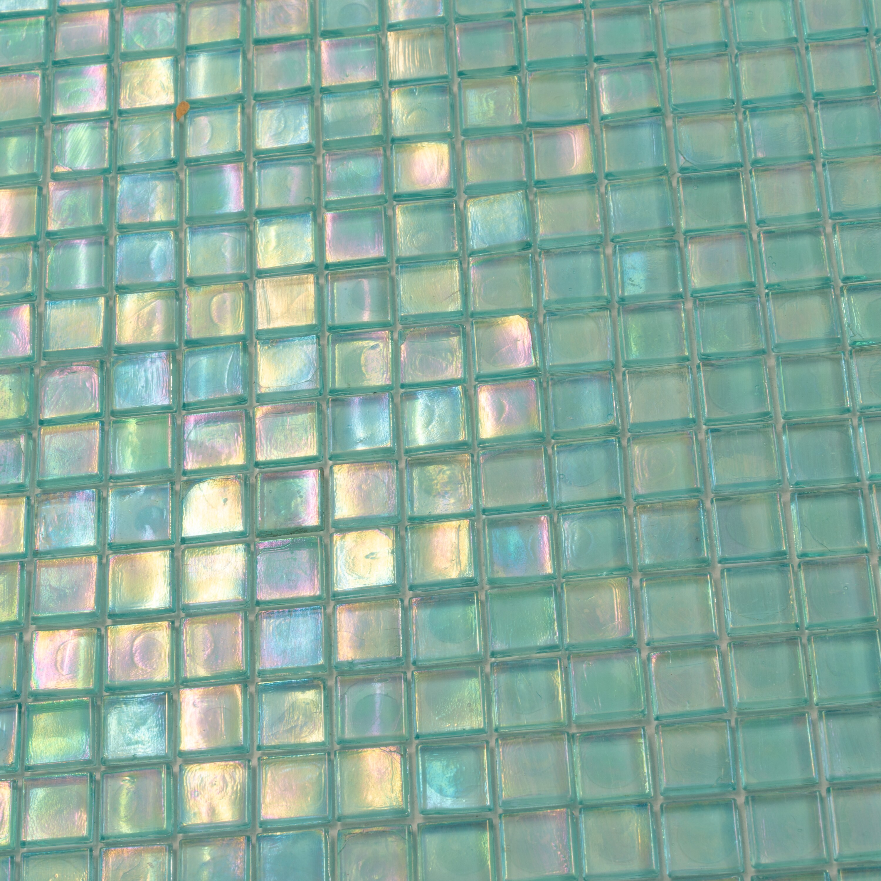 Sea Green 11.6" x 11.6" Glass Mosaic Wall and Floor Tile