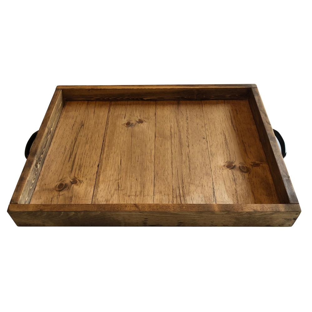 BrandtWorks Small Ottoman/Serving Tray-Early American at Lowes.com