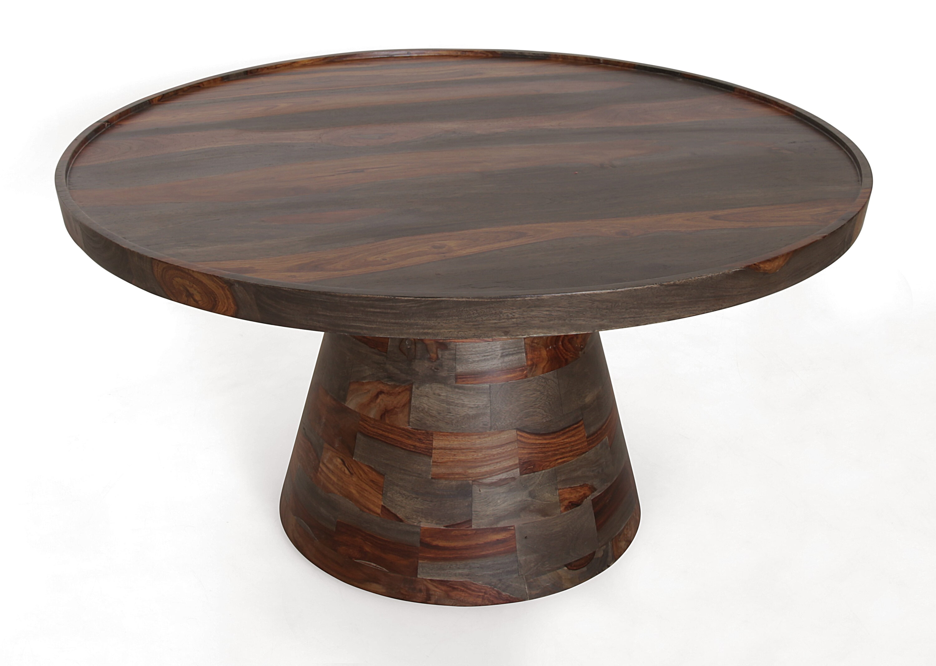 Coast to Coast 69236 Light / Dark Brown Sheesham Wood Farmhouse Coffee Table