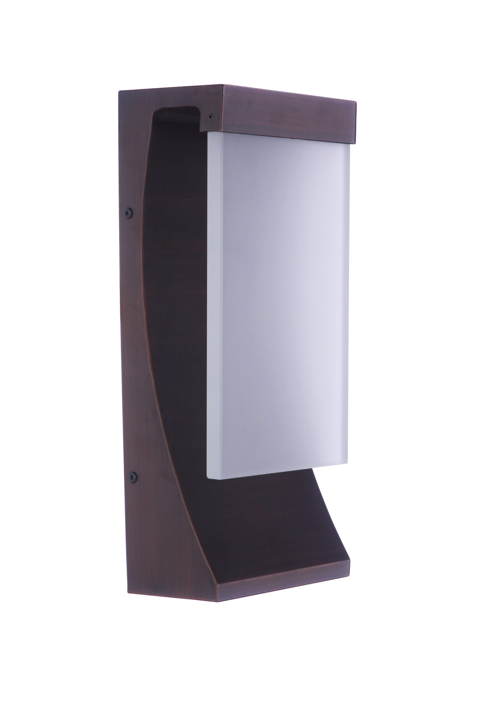 Craftmade ZA5814-ABZ-LED Vault 15-in H Brushed Bronze Hardwired Integrated LED Outdoor Wall Light