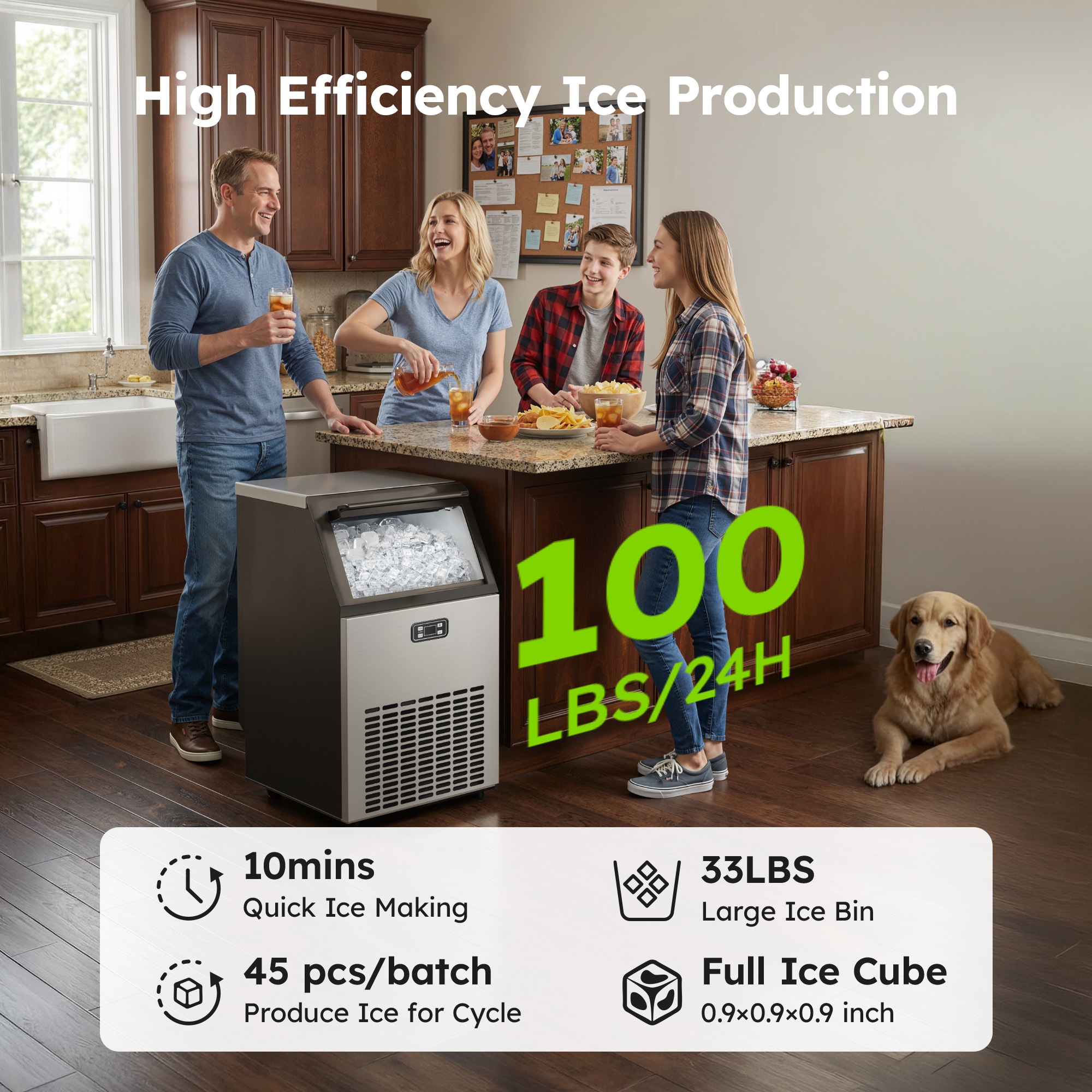 SIMZLIFE CIM001-100BS-S-LS-SC Ice-Makers - View #2