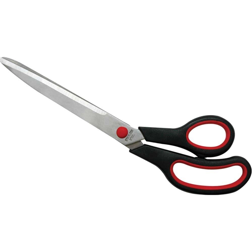 Scotch Household Scissor, 7-Inches Red Handle Light Duty Cutting Stainless  Steel