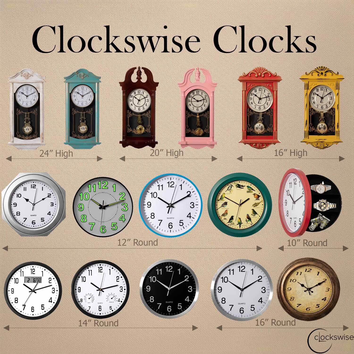 Clockswise QI004820.GN Indoor-Outdoor-Clocks - View #7