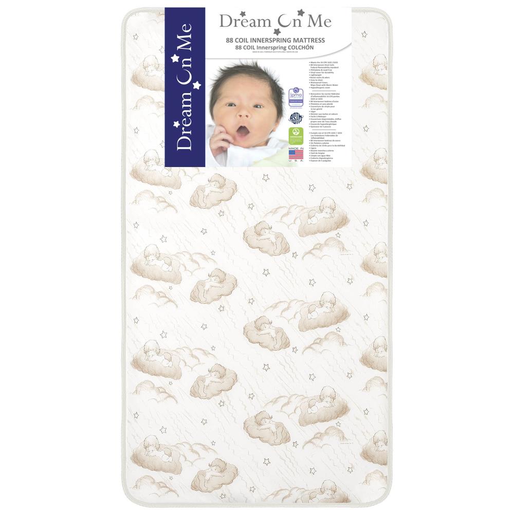 Dream On Me 80 6-in Firm Crib Innerspring Mattress