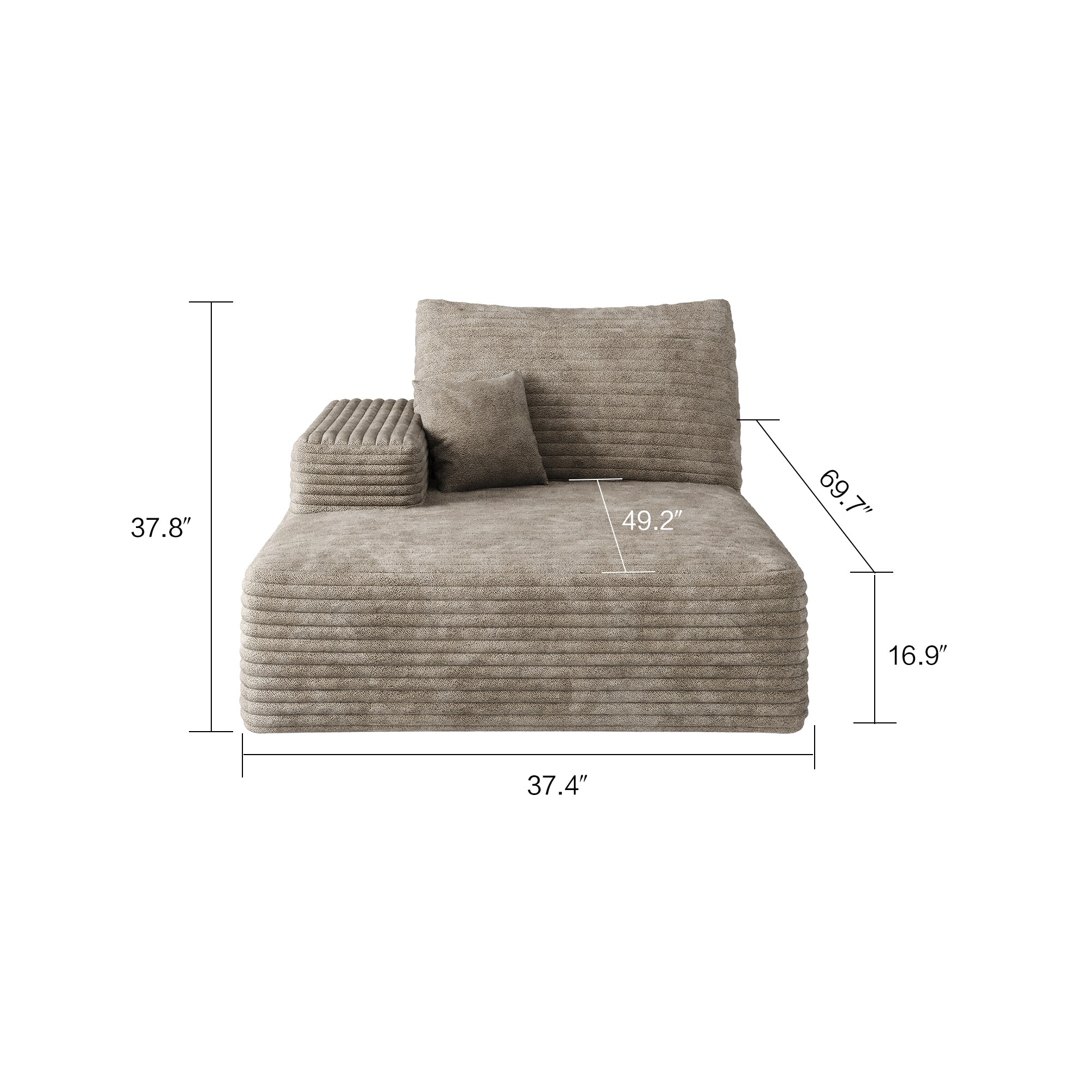 LUXEYARD DS-R-W2824P23 Sofas-Loveseats - View #4