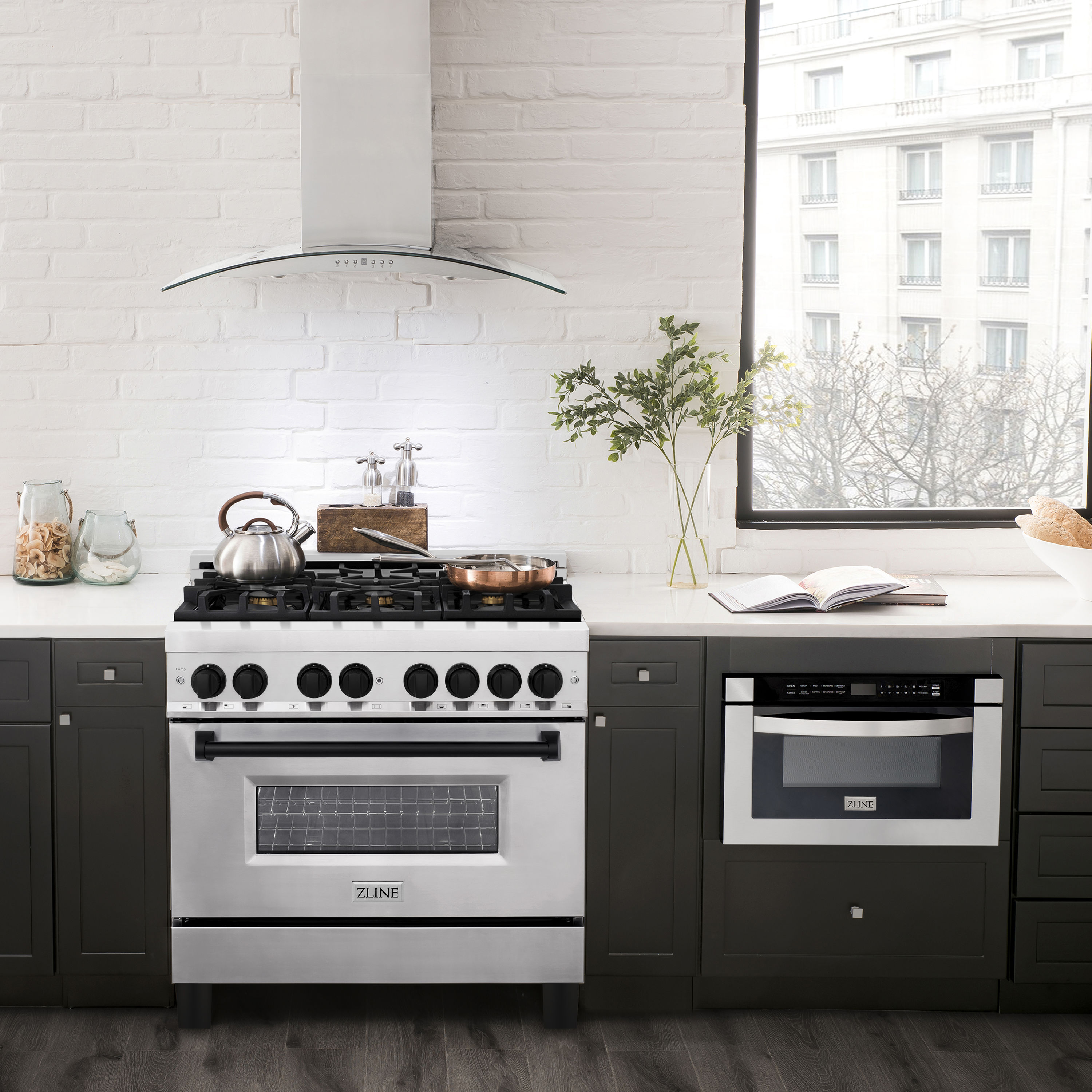 ZLINE KITCHEN & BATH RAZ-36-MB Dual-Fuel-Ranges - View #15