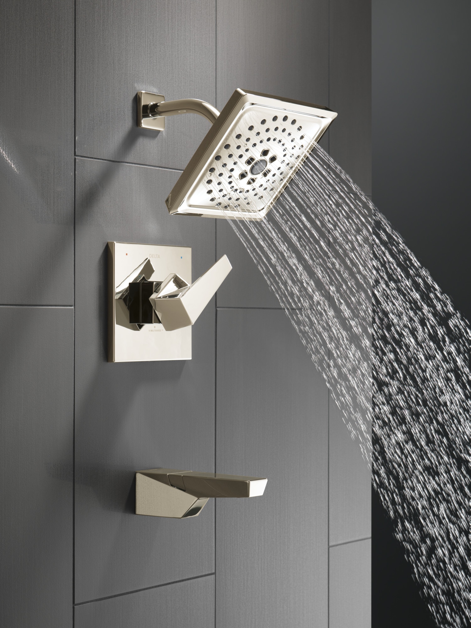 Delta T14443-PN-PR Tub-Shower-Faucets - View #2