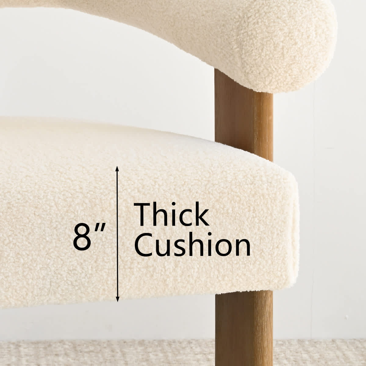 Maison Boucle MAYE-ACCENT-BEIGE-2 chairs - View #7