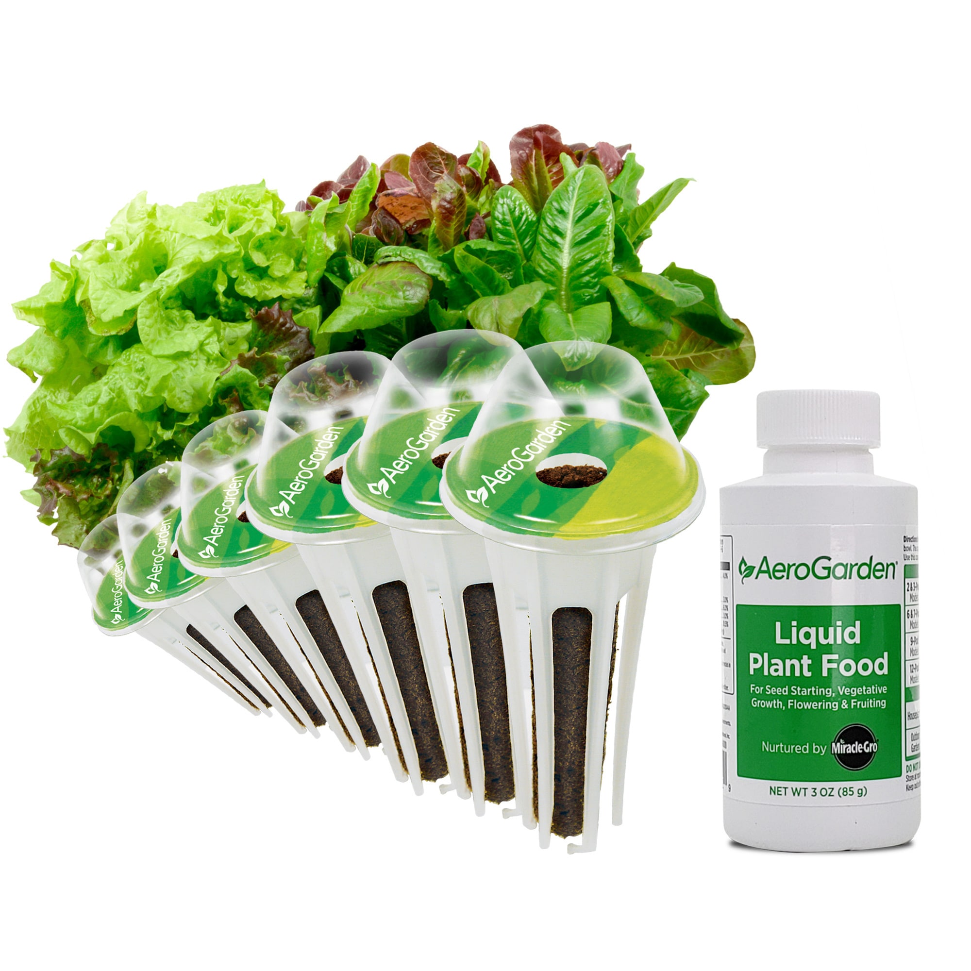 AeroGarden Heirloom Salad Greens Seed Pod Kit 6-Count Planting