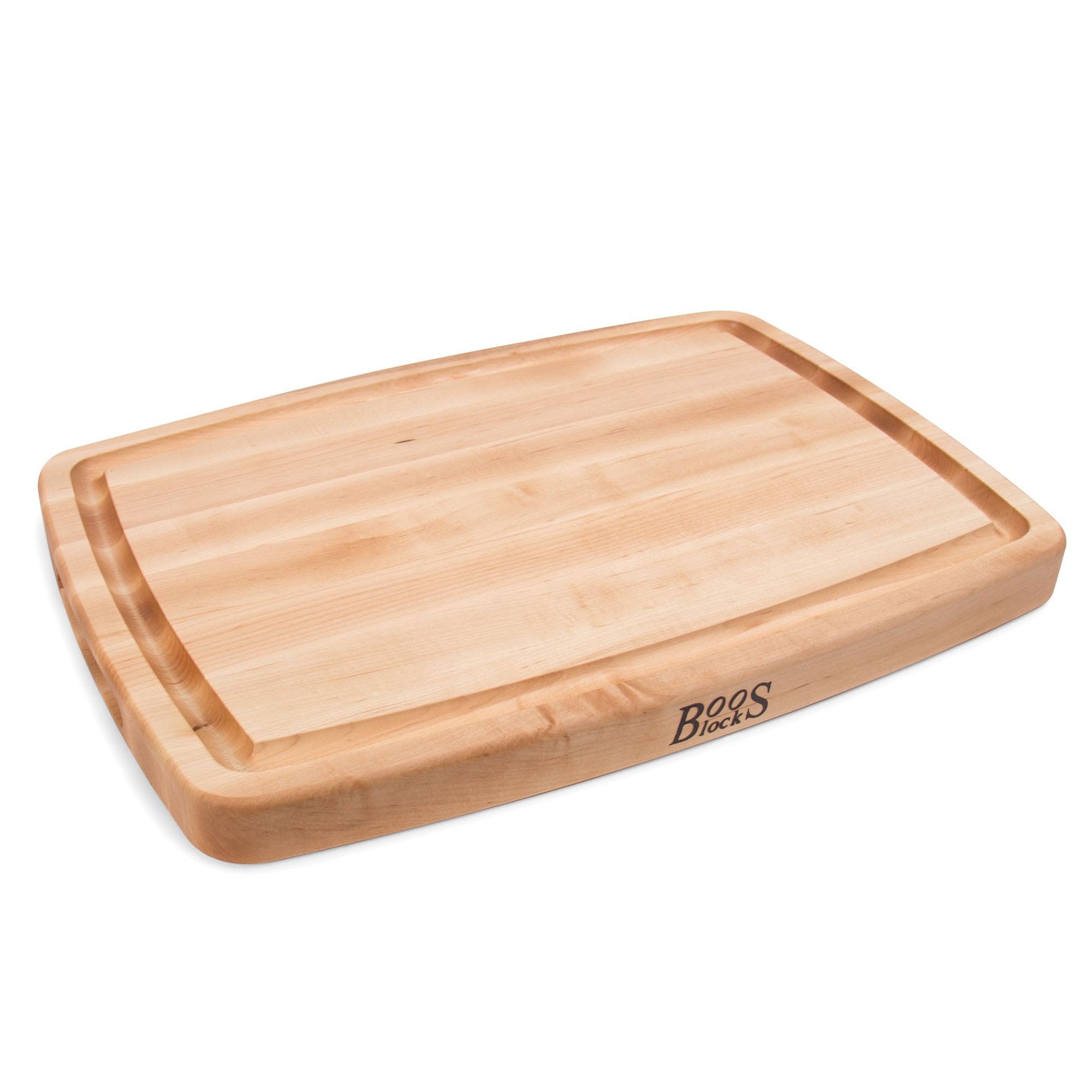John Boos 184544 Block Reversible Cutting Board Chop-N-Slice w/ Juice Groove 20 inches x 14 inches x 1.5 inches Maple