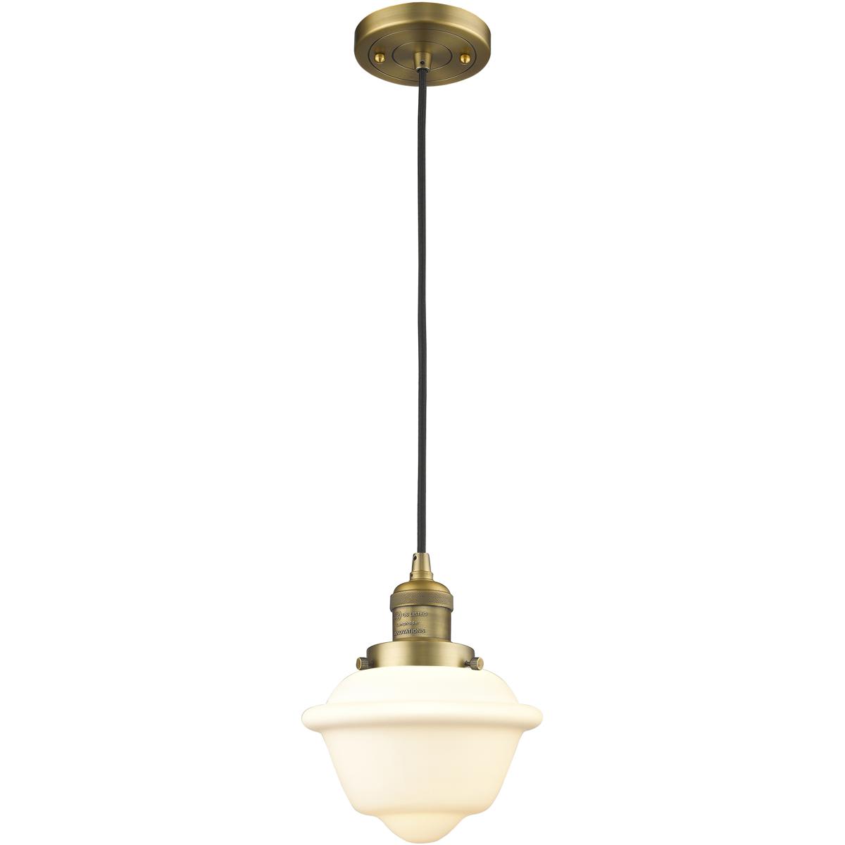 Innovations Lighting 1353917 201C-BB-G531-LED Franklin Restoration Oxford Mini Pendant