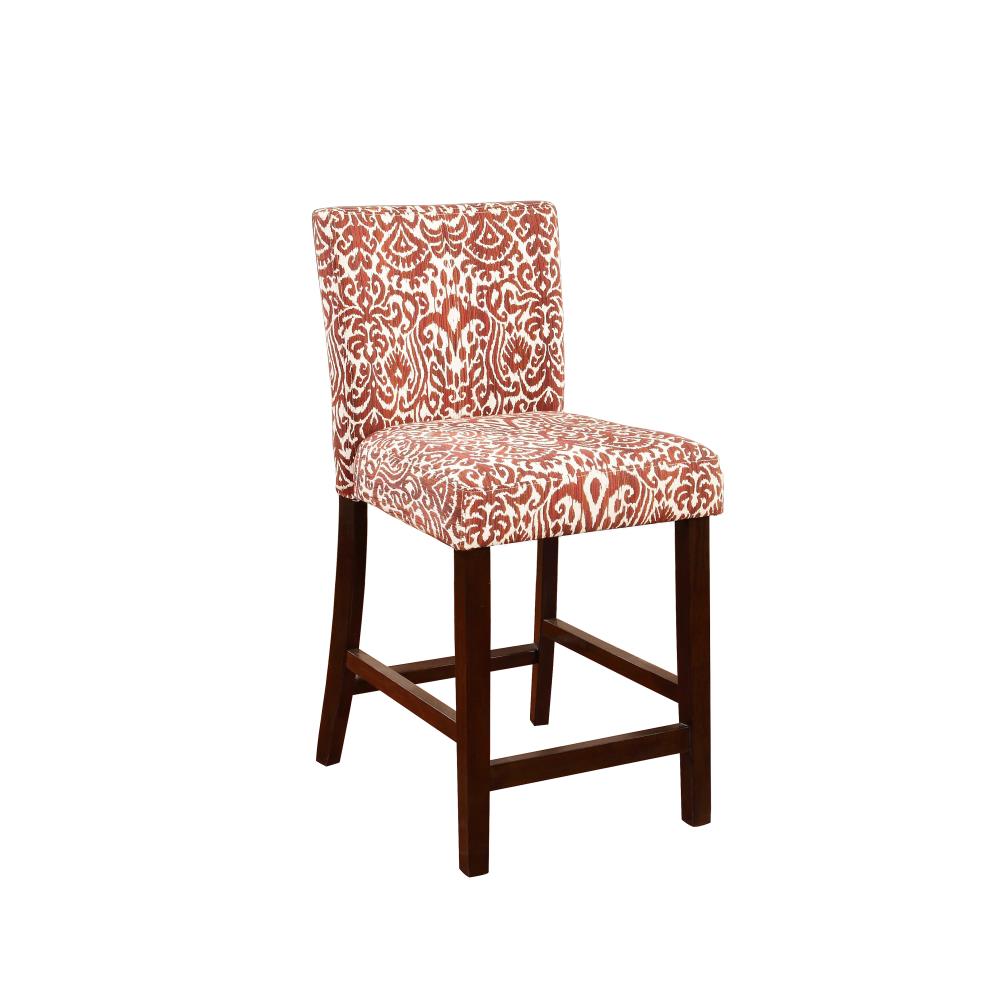 patterned upholstered bar stools