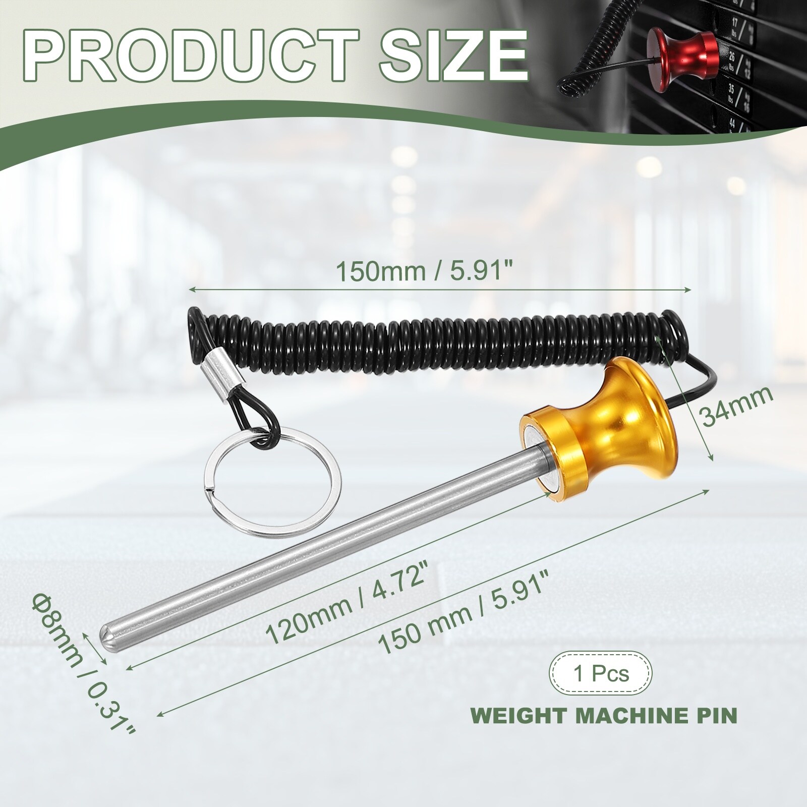 Unique Bargains S26052500UX1548 Weight-Training-Accessories - View #2