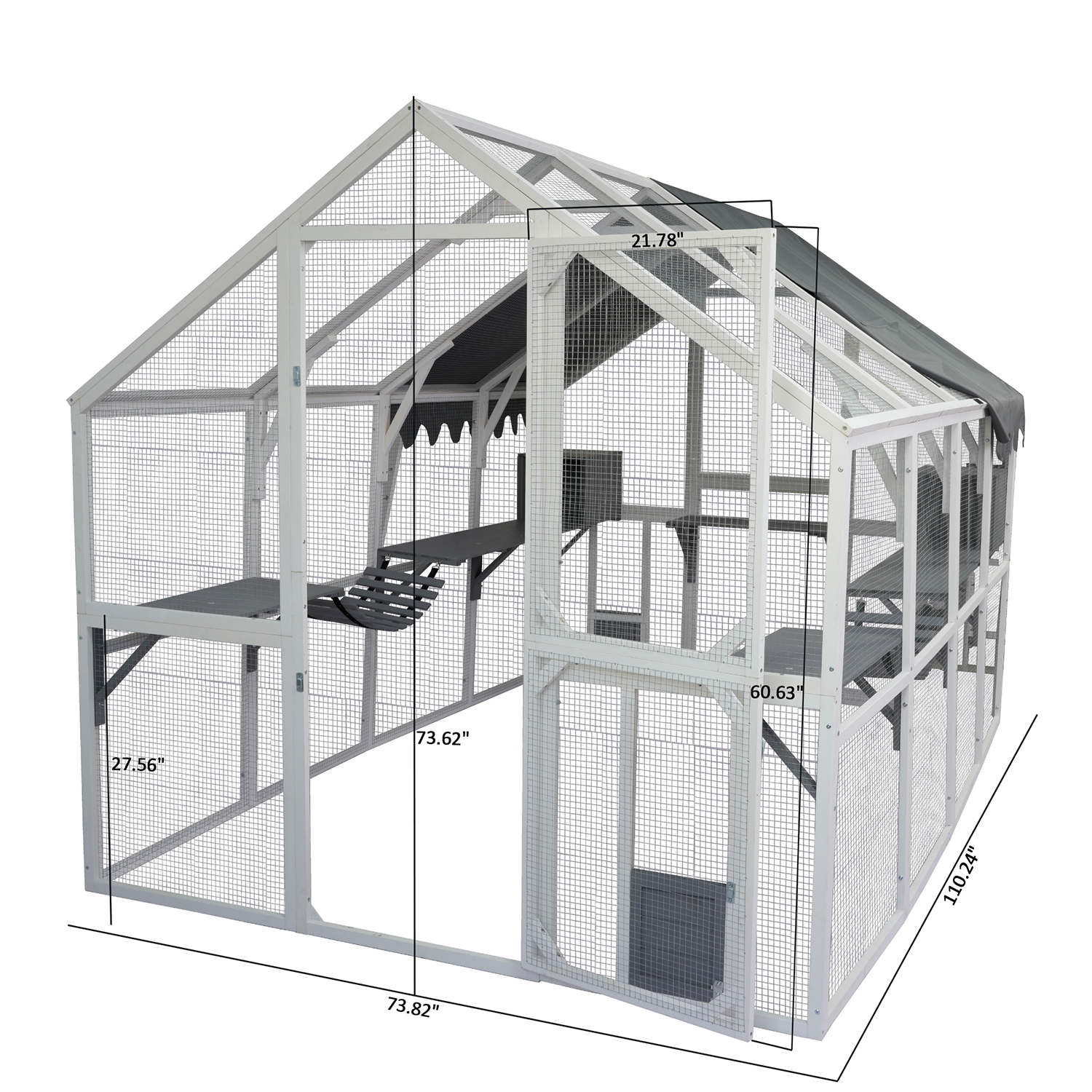 Mondawe MD-CH00030 Chicken-Coops-Rabbit-Hutches - View #13