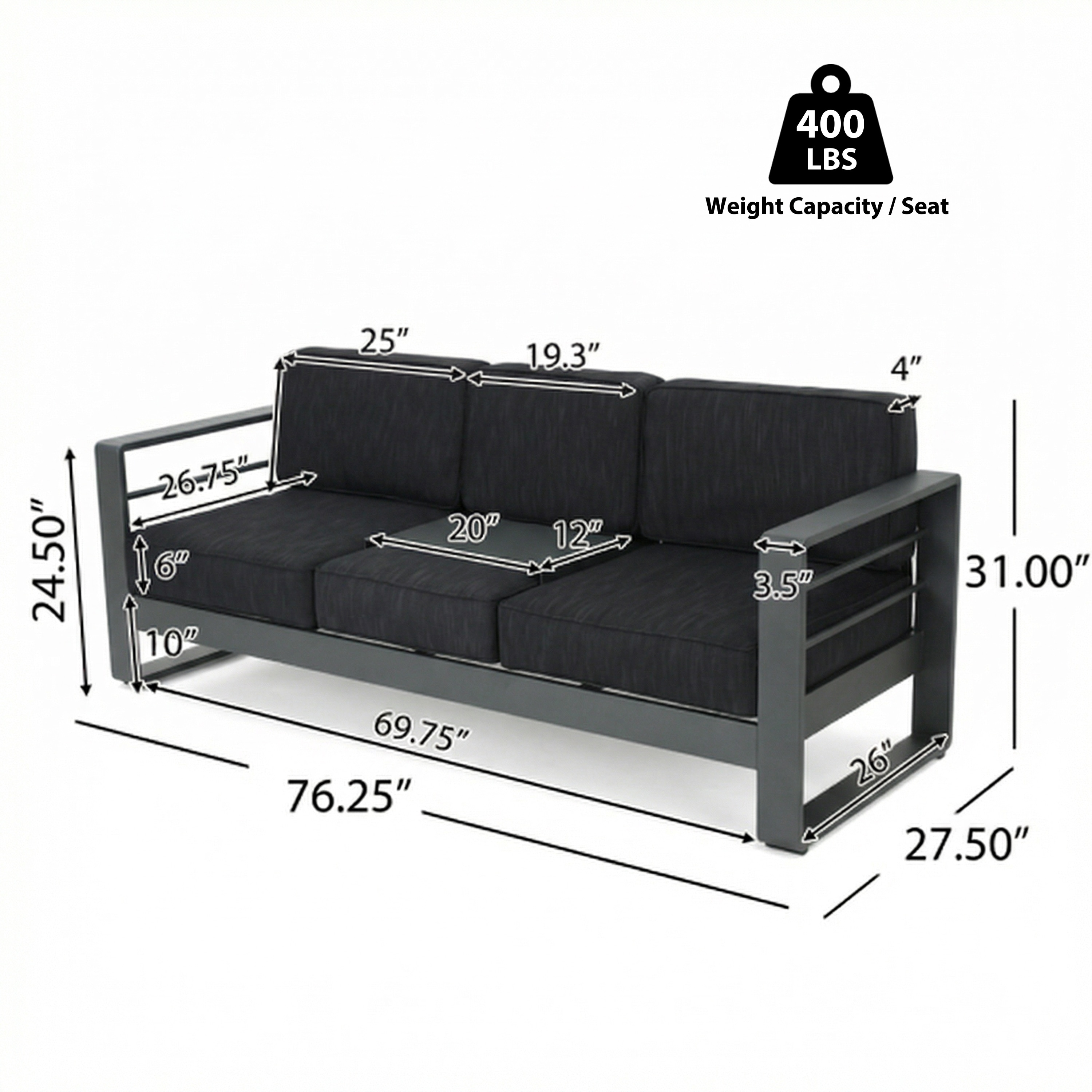 Christopher Knight Home 301785 Patio-Sofas-Daybeds - View #13