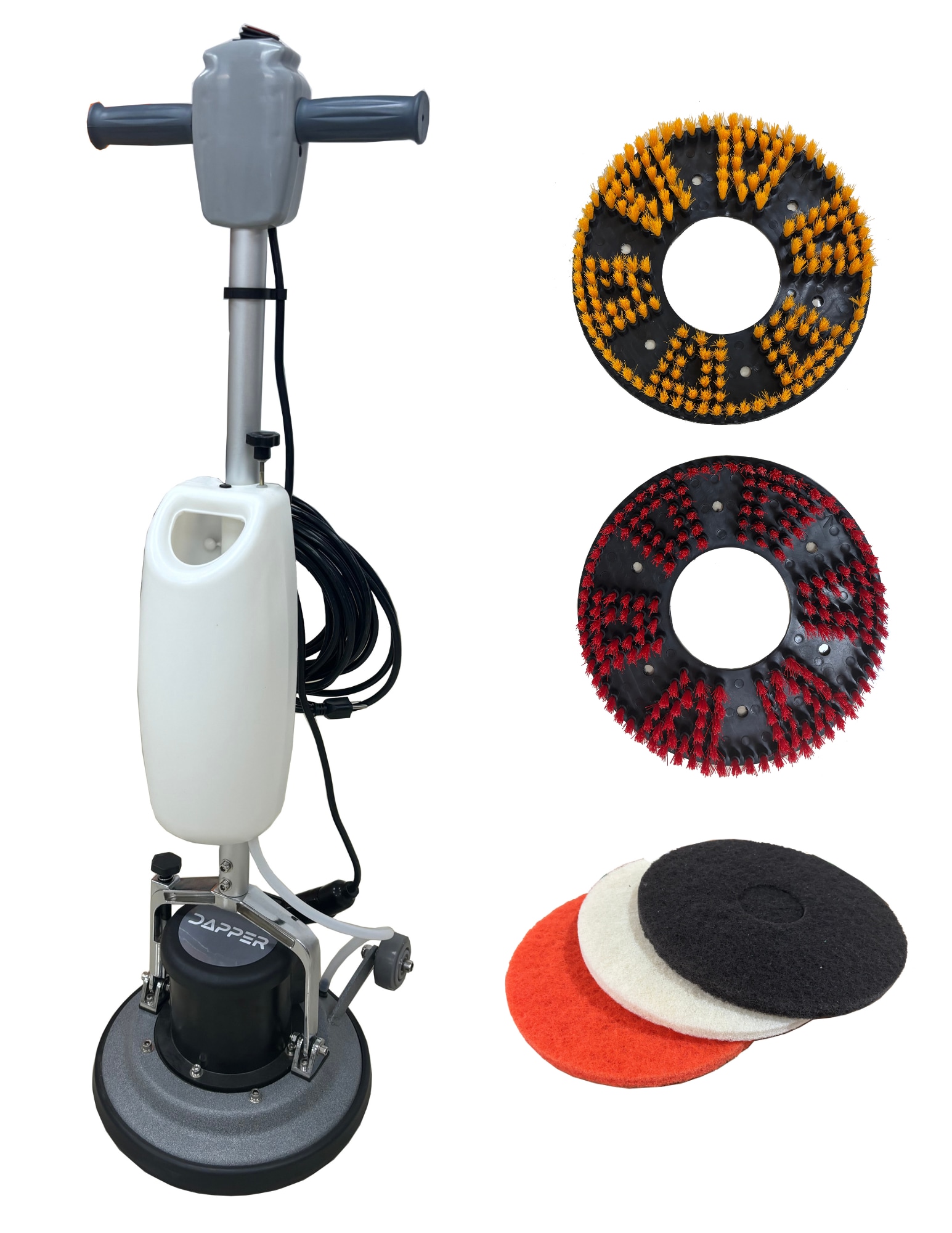 DAPPER SUPPLY Multi-Purpose Carpet and Hard Floor All-in-One 13-in Wet/Dry Orbital Floor Polisher DP-FM1303 Sansujyuku sansujyuku.com