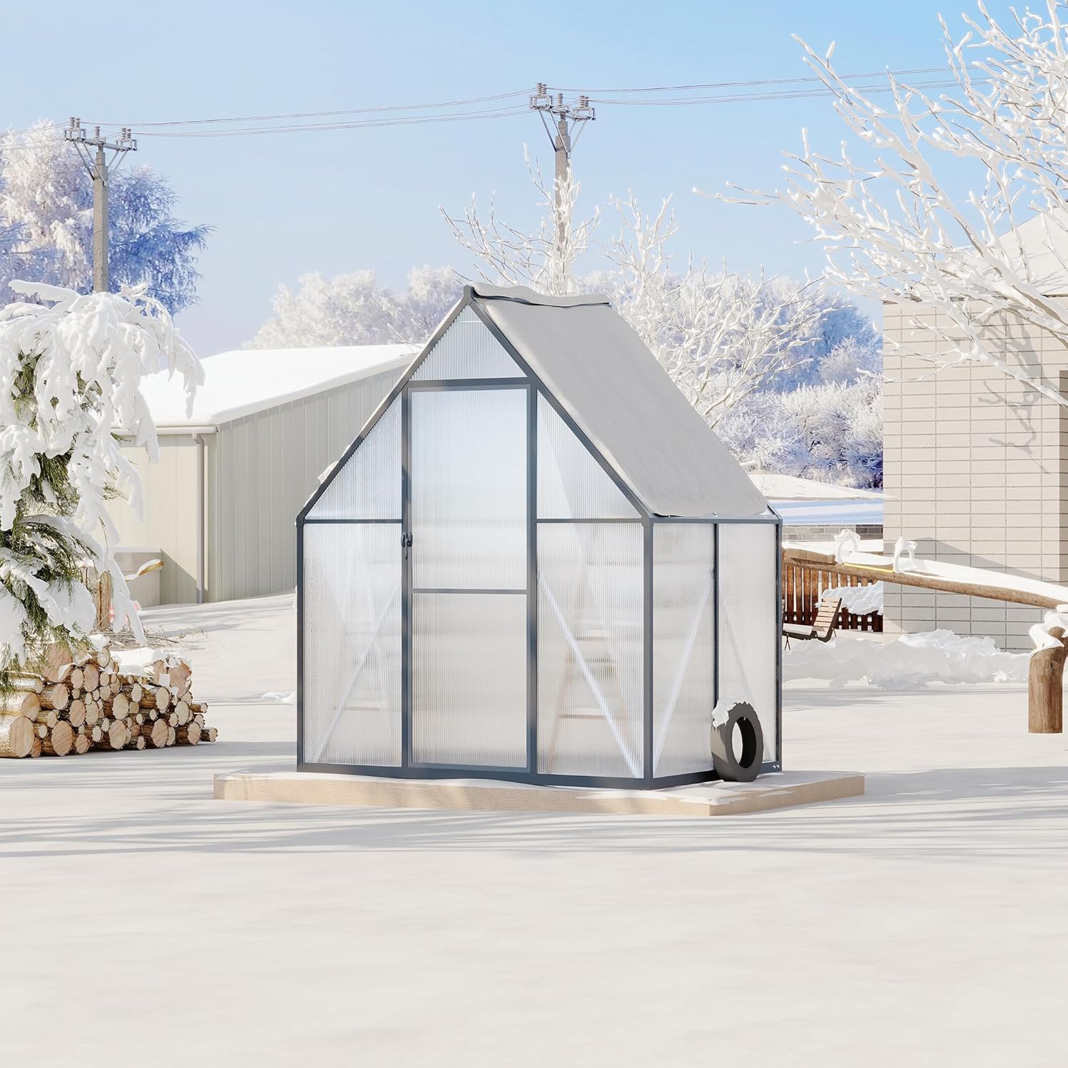 GAOMON CQC-OALEUB-I45L greenhouses - View #8