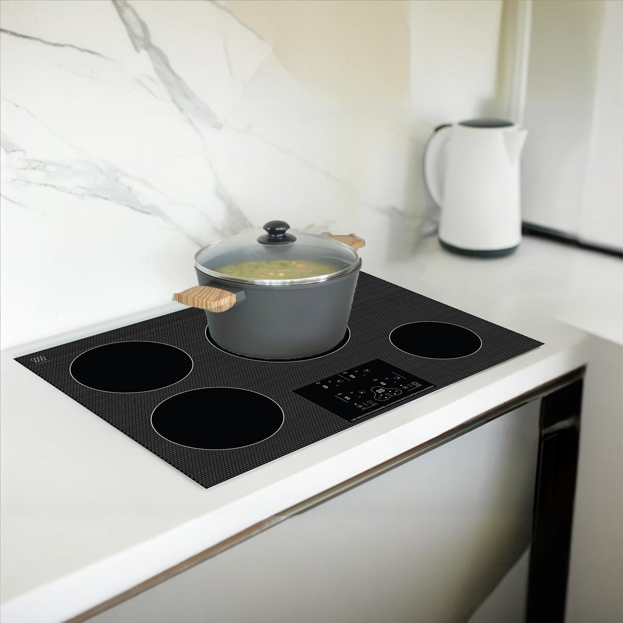 Equator 30" Black Ceramic 4 Burner Induction Cooktop