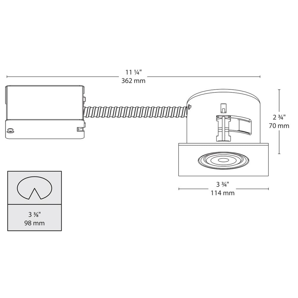 BAZZ 333LPLAW Recessed-Kits - View #3