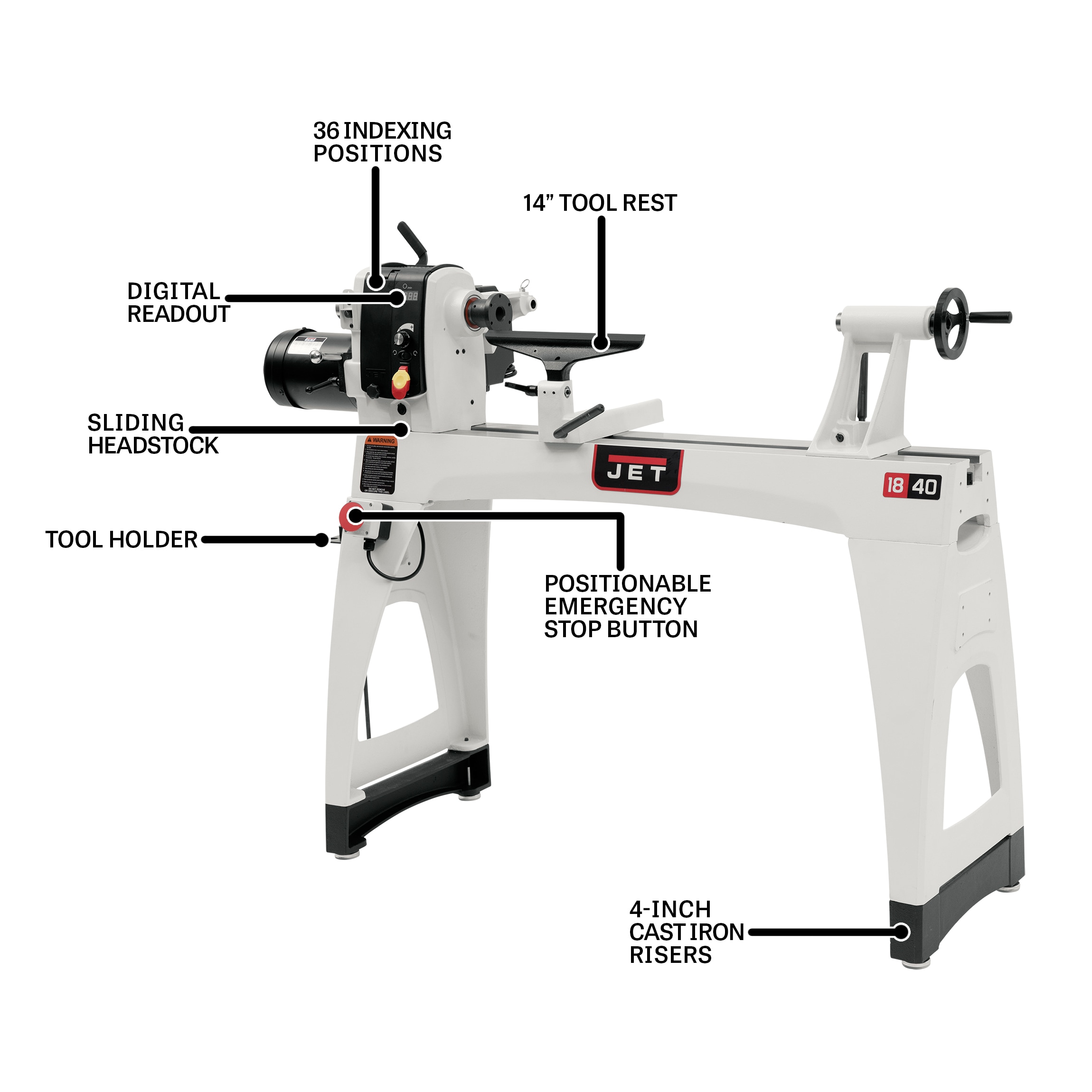 JET JT9-719600 Wood-Lathes - View #8