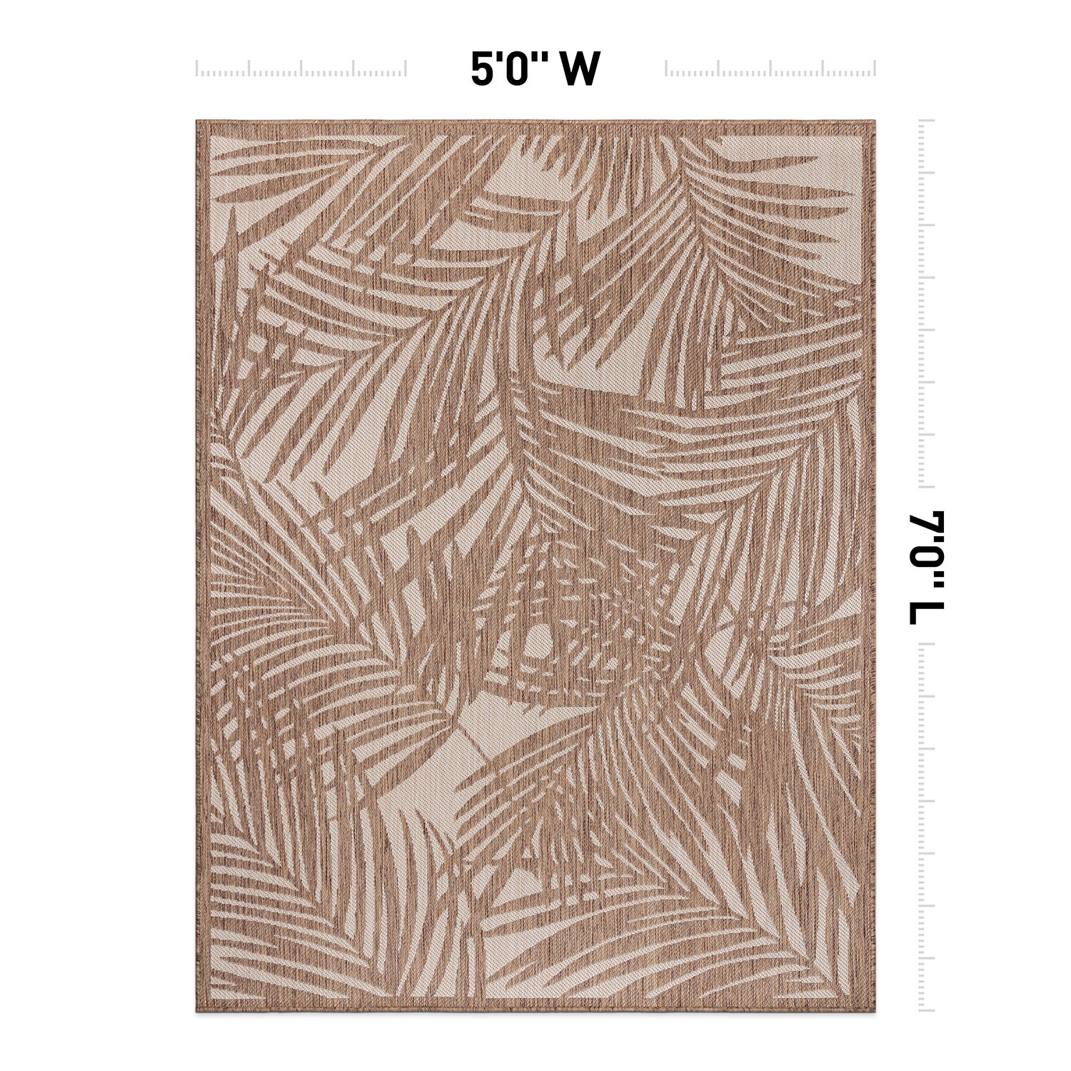 World Rug Gallery 118BROWN5X7 rugs - View #3