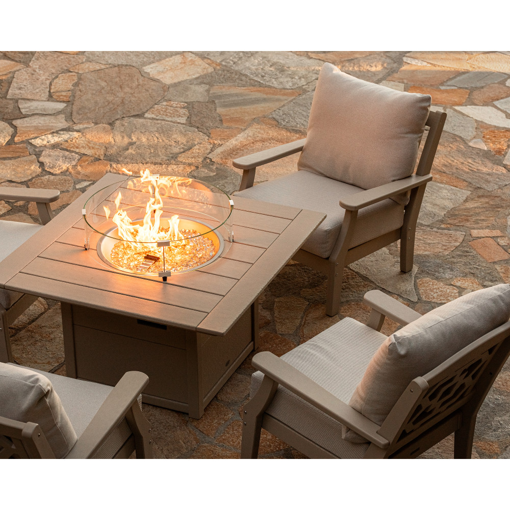 POLYWOOD CTF42SBL Patio-Tables - View #6