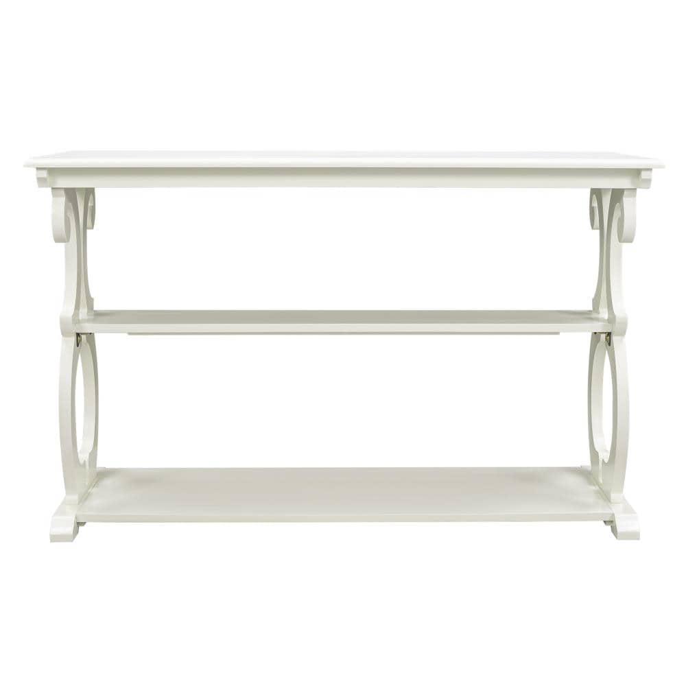 CASAINC TR-WF197118AAK Vintage White Console Table