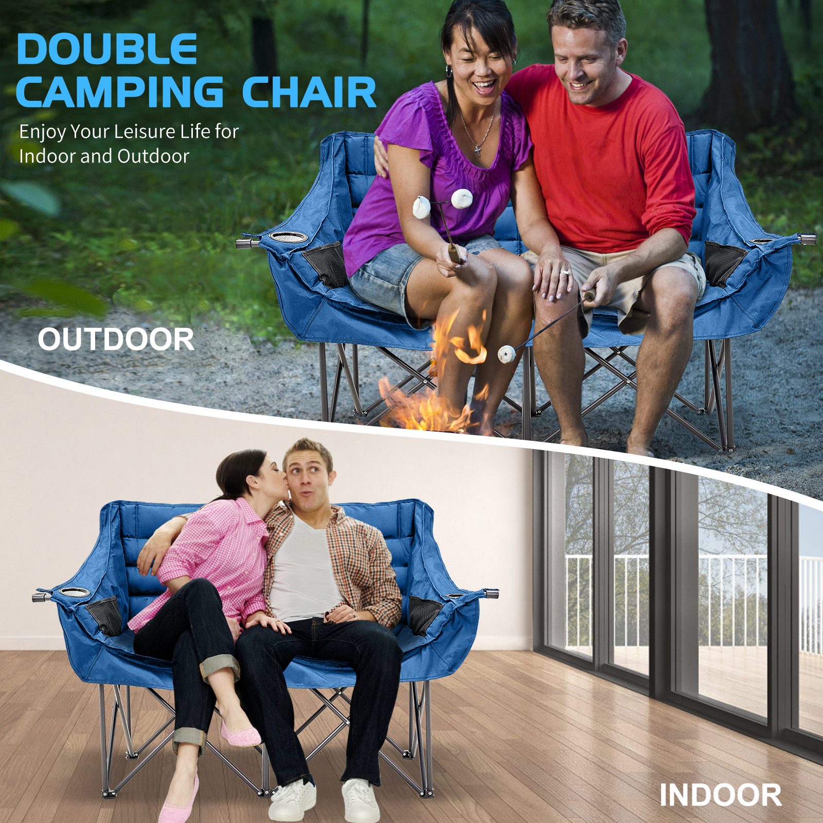 DOCRED SRY-16T-BLUE-LS02 Beach-Camping-Chairs - Thumbnail View #4