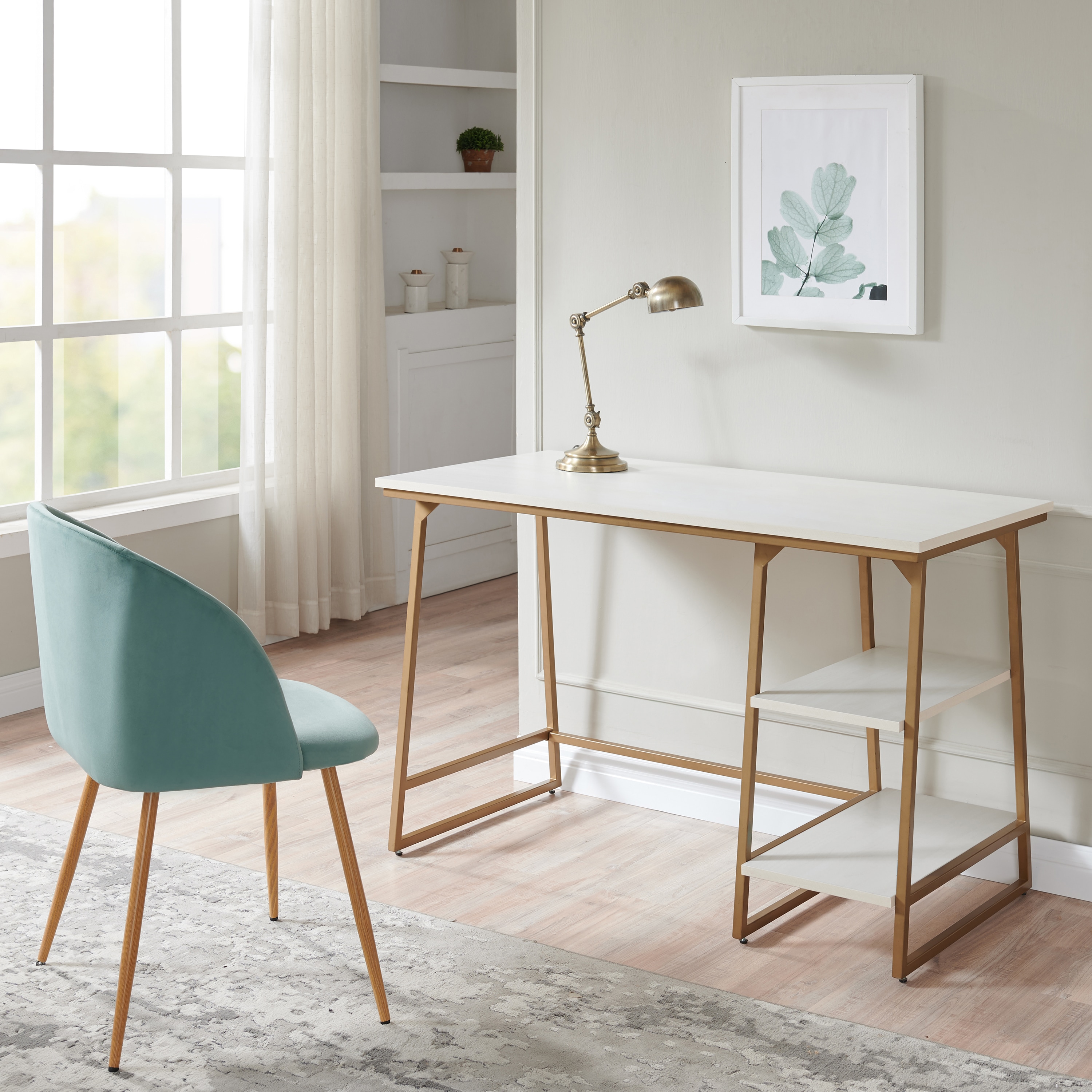 Leick Home 70003-WTGD desks - View #2