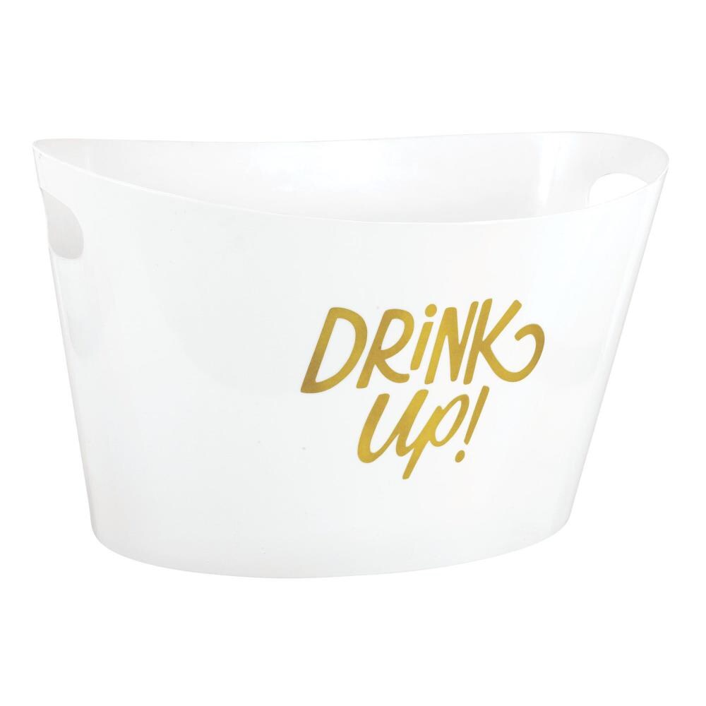 Amscan White Plastic Party Tub, 8gal White | Holiday & Occasion Party