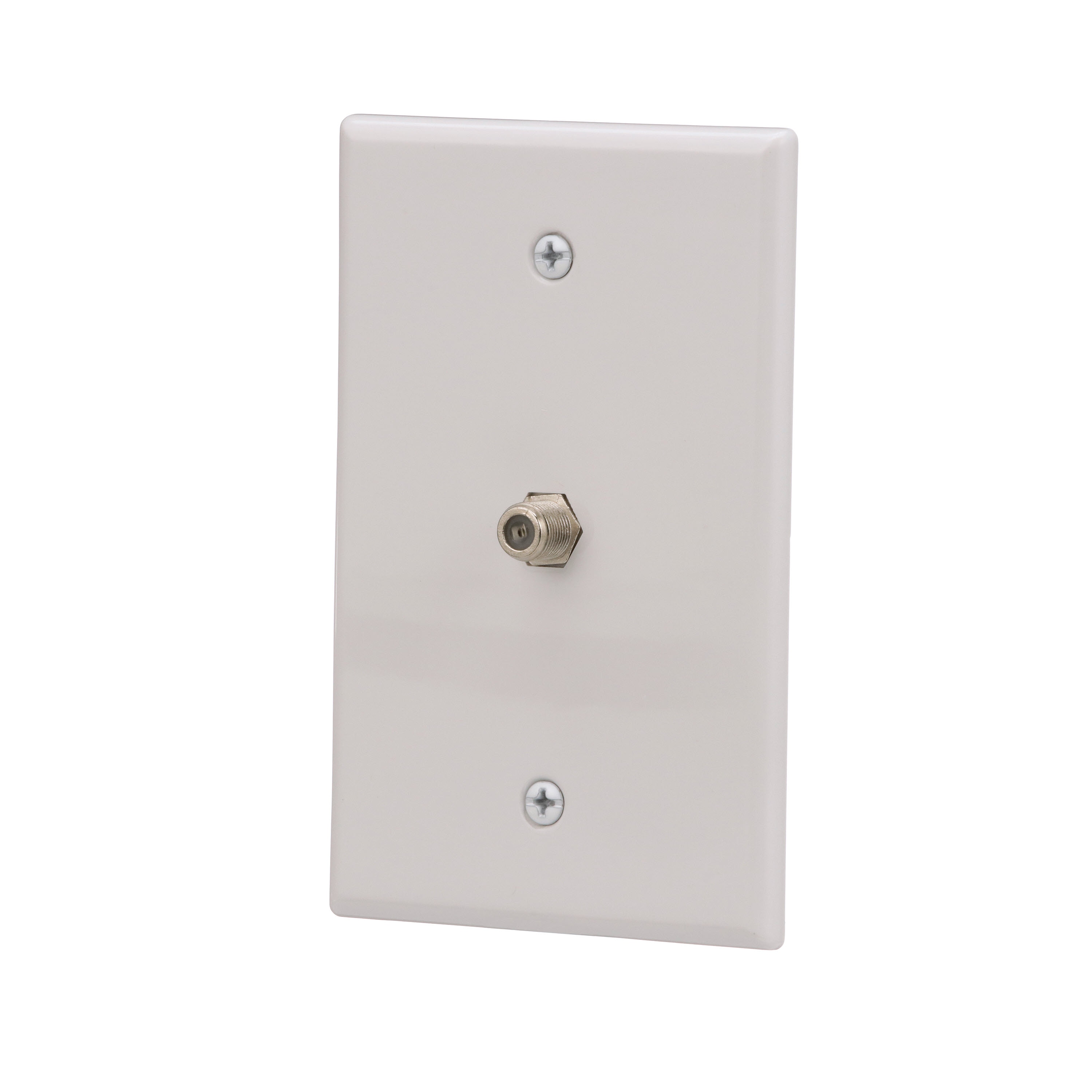 GE Coax Cable Wall Plate