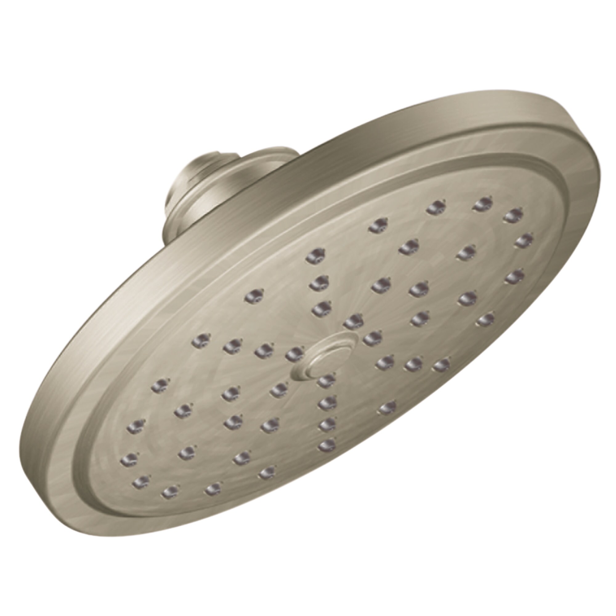 Moen S176EPBN Brushed Nickel Sold separately Single function Round Bathtub and shower Faucet (Valve Not Included)