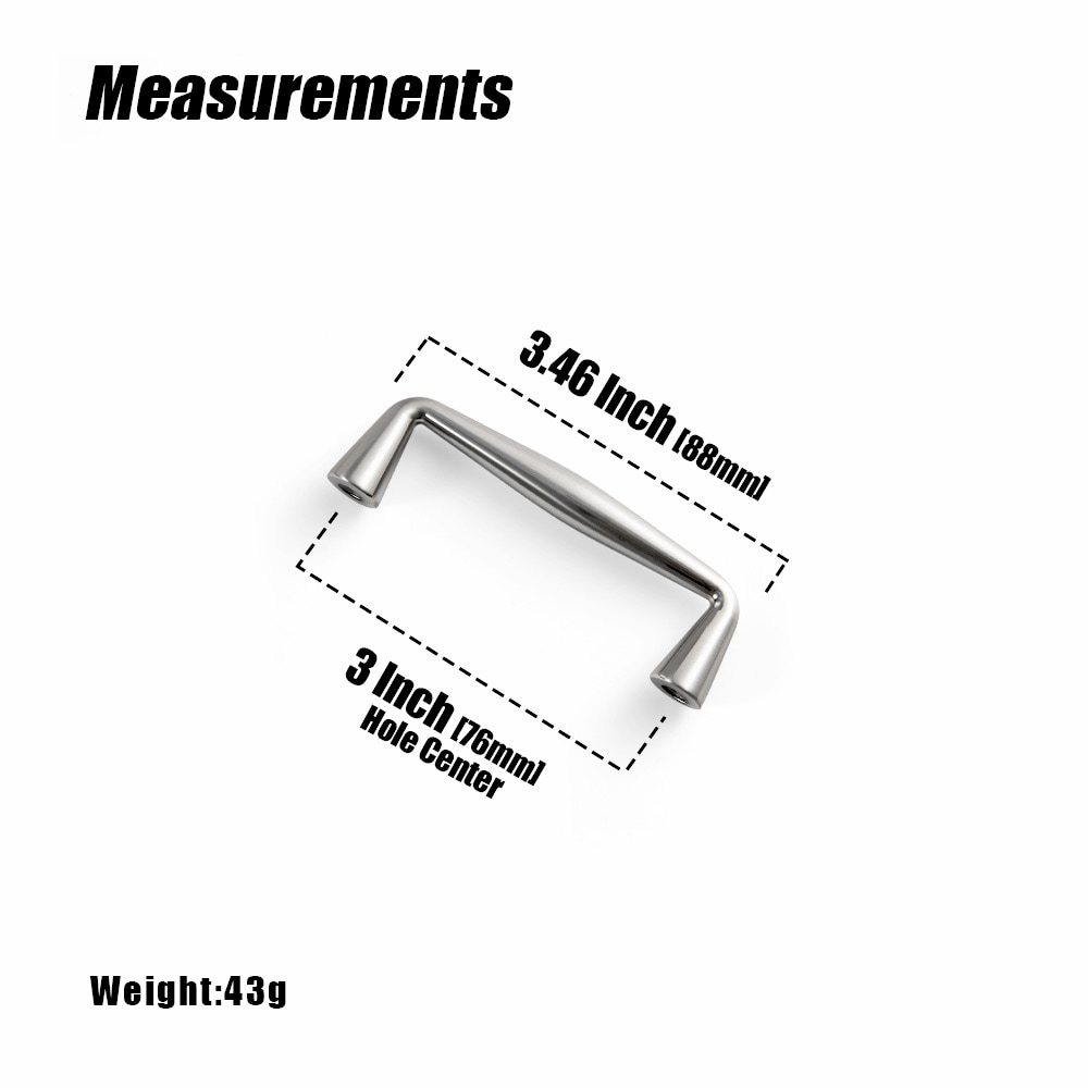 Miaokesen 6180LN-76 Cabinet-Pulls - View #2