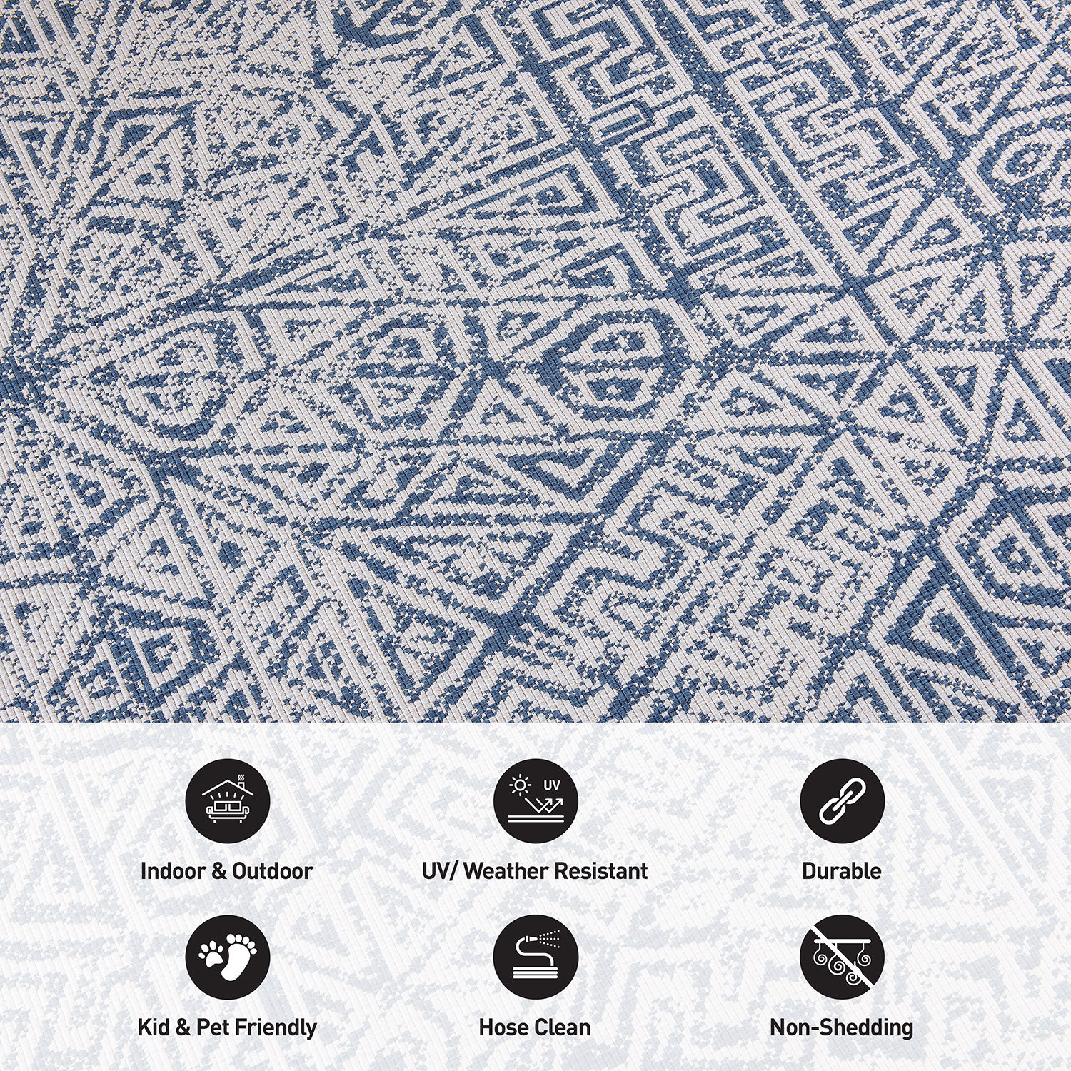 World Rug Gallery 4028BLUE2X7 rugs - View #5