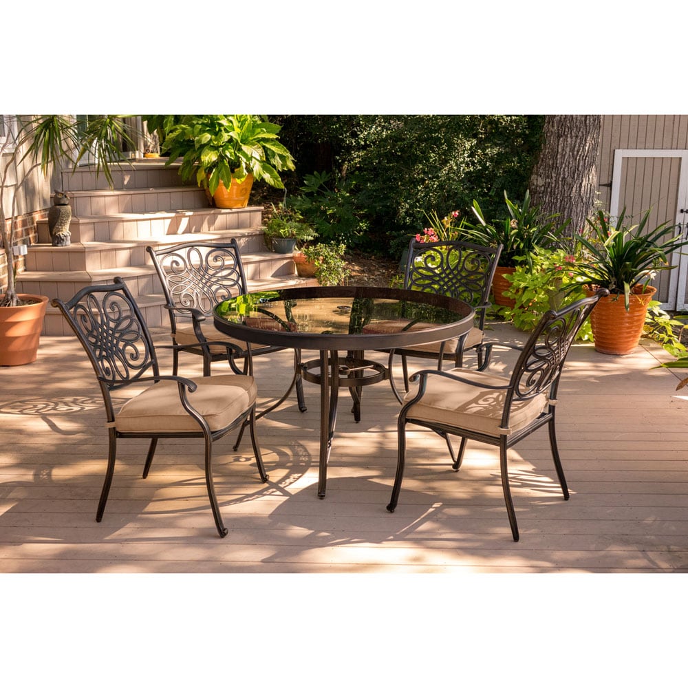 Hanover TRADDN5PCG Patio-Dining-Sets - View #17