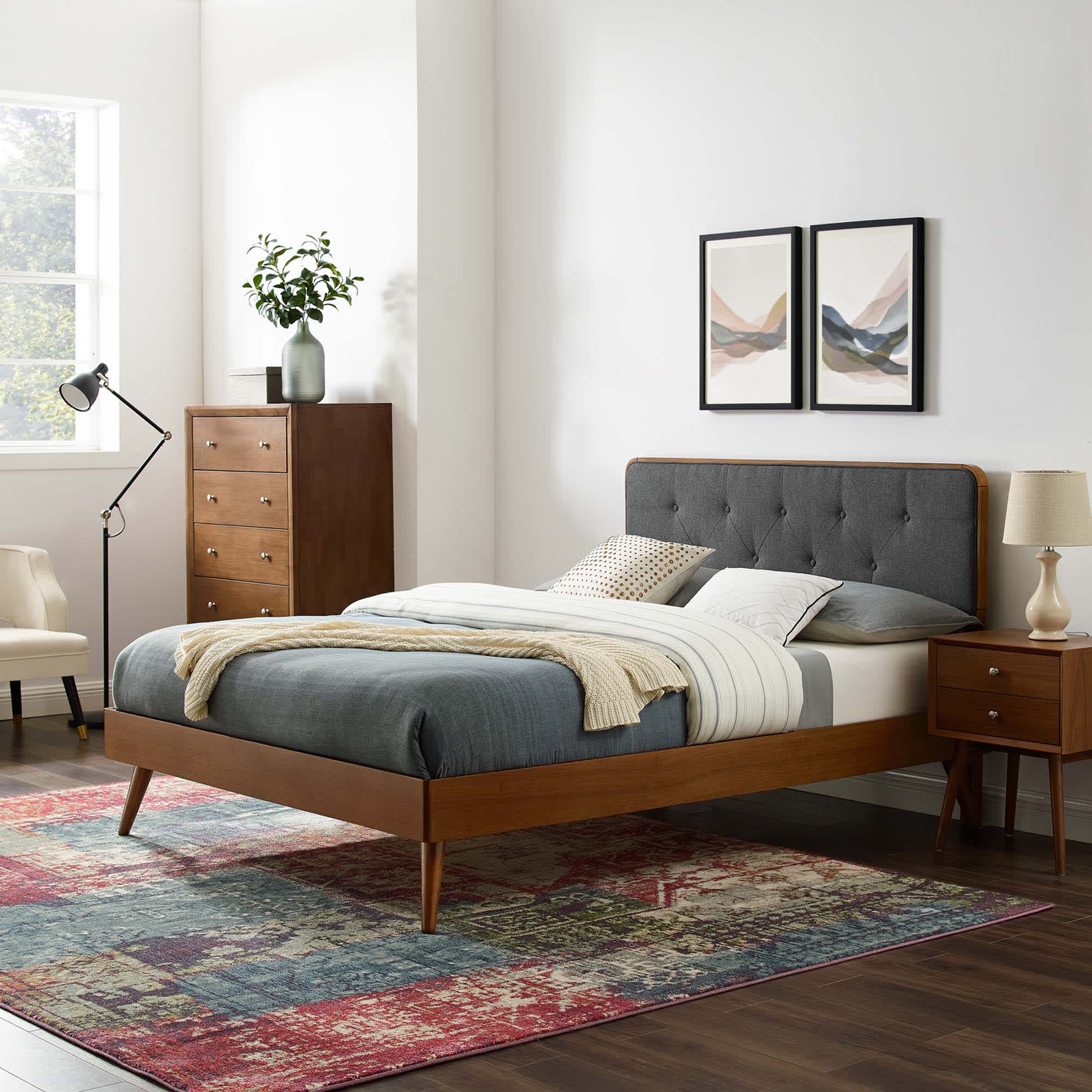 Modway MOD-6646-WAL-CHA beds - View #4