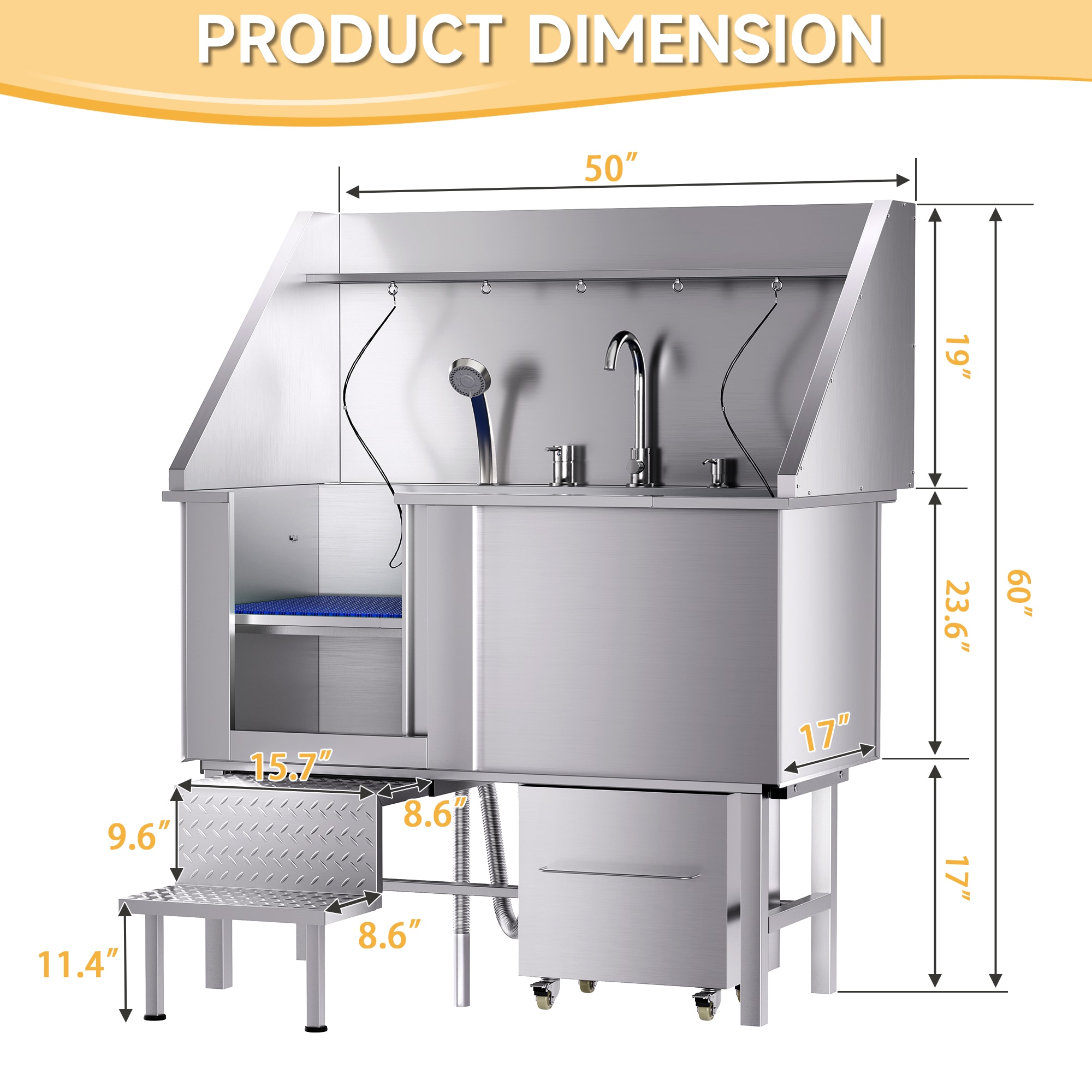 LOVMOR Y-DWS-5373 Pet-Grooming-Supplies - View #3