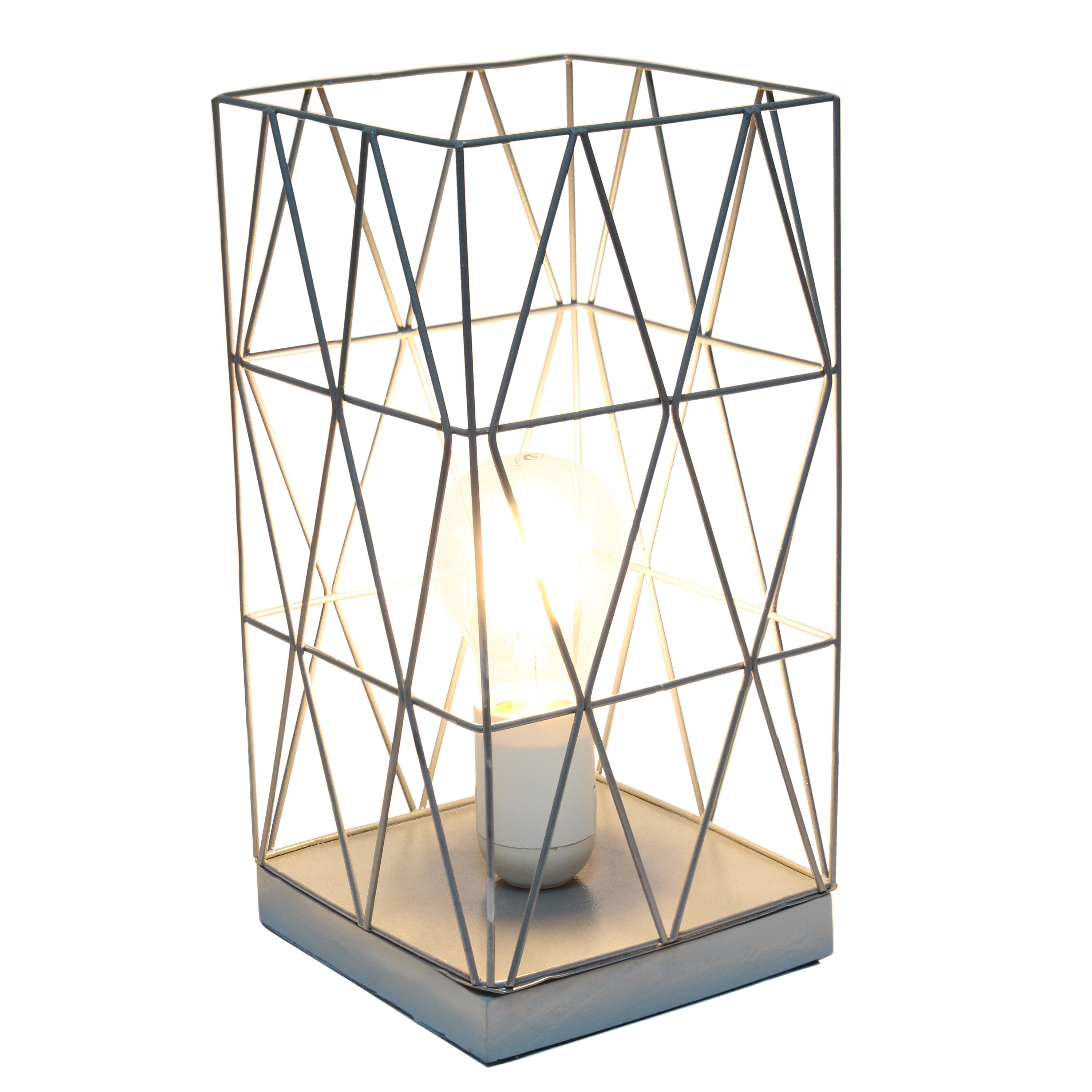 Simple Designs LT1073-GRY Table-Lamps - View #2