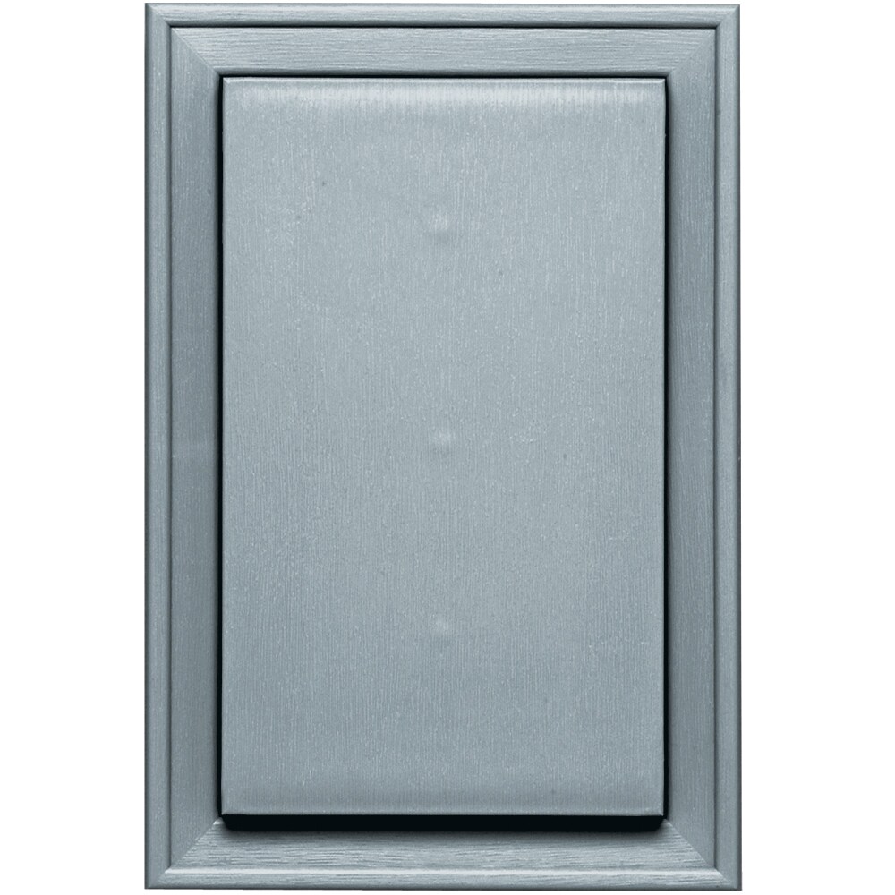 Builders Edge 130120001126 8-in x 12-in Azure Blue Vinyl Universal Mounting Block