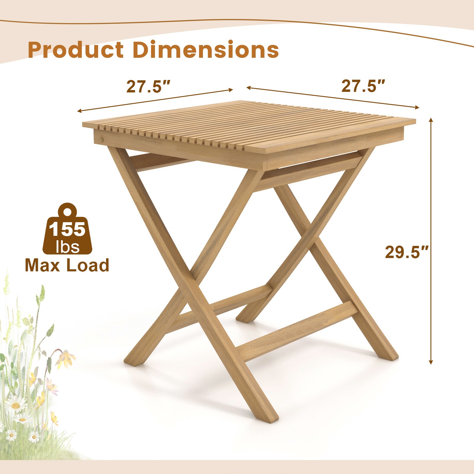 Forclover HYFAS69 Patio-Tables - View #3