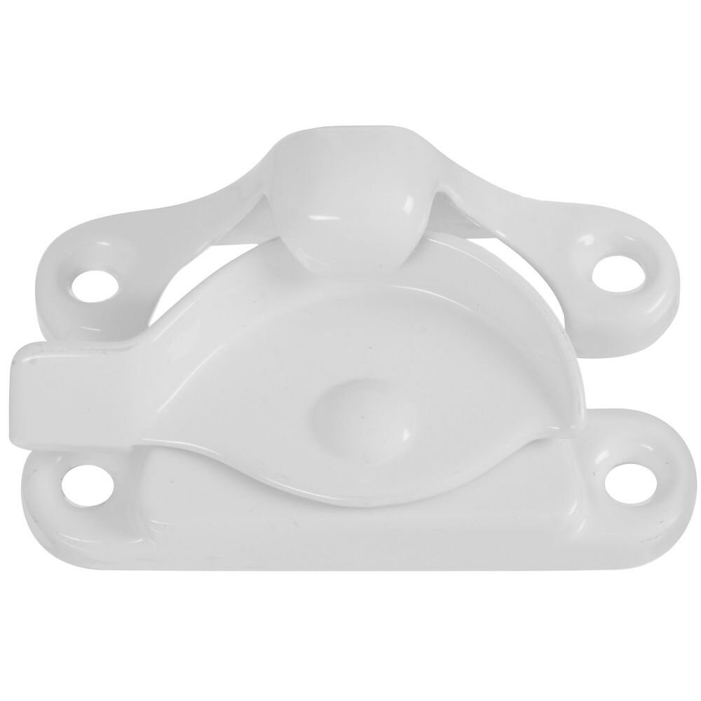 National Hardware  N248-468 V600 White Crescent Sash Lock