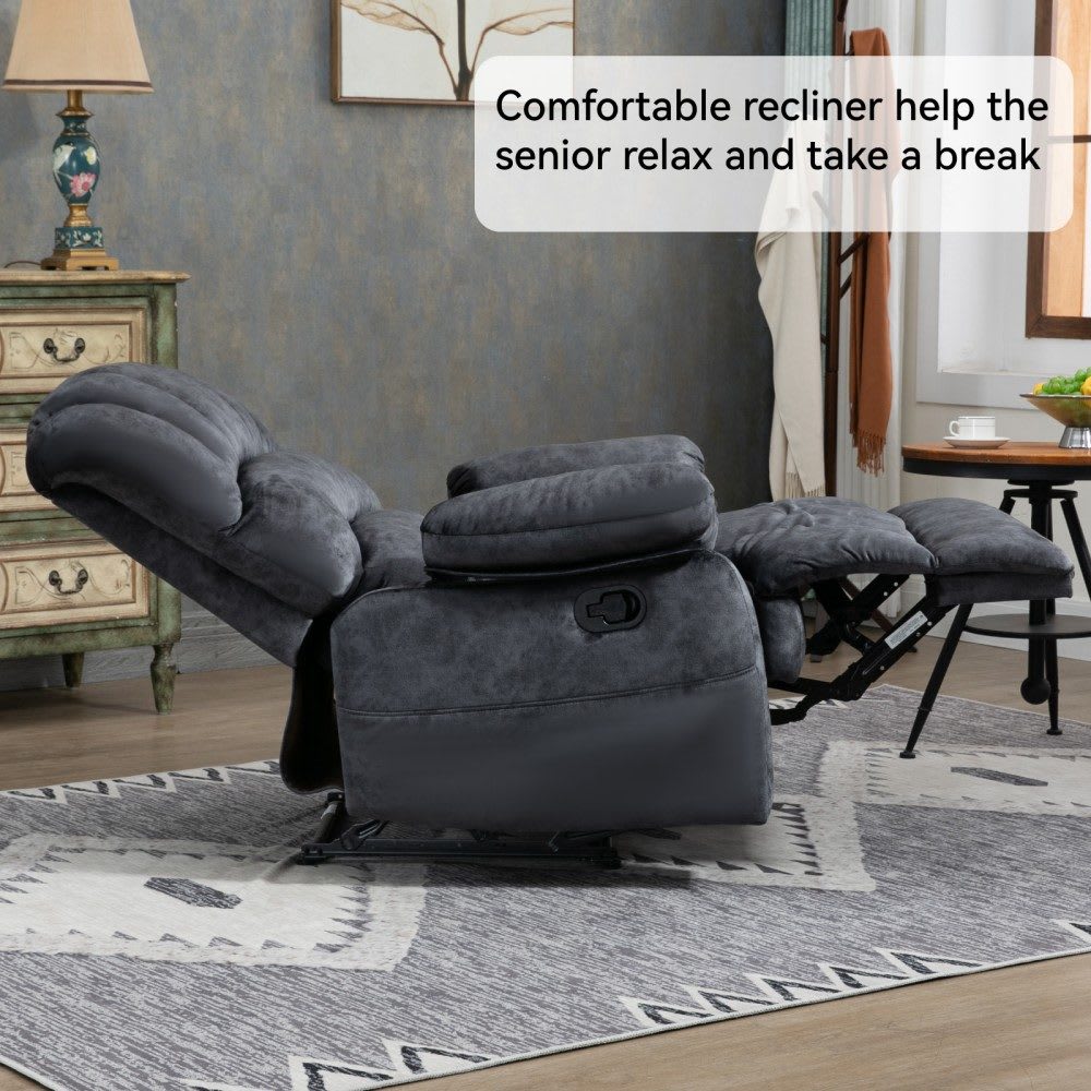 Coolbibila TEST-RECLINER-GRAY recliners - View #6