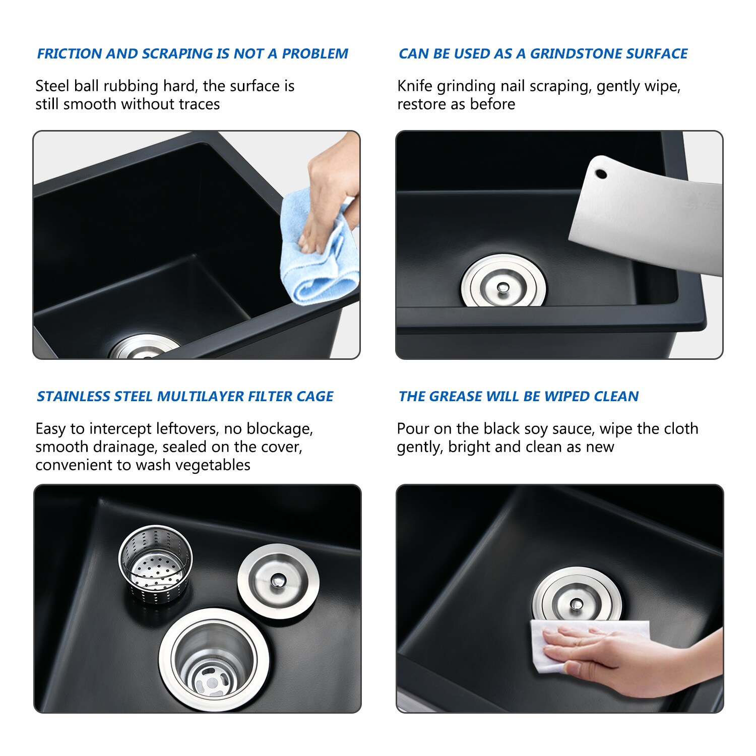 Tatayosi JL-6679MB Kitchen-Sinks - View #6